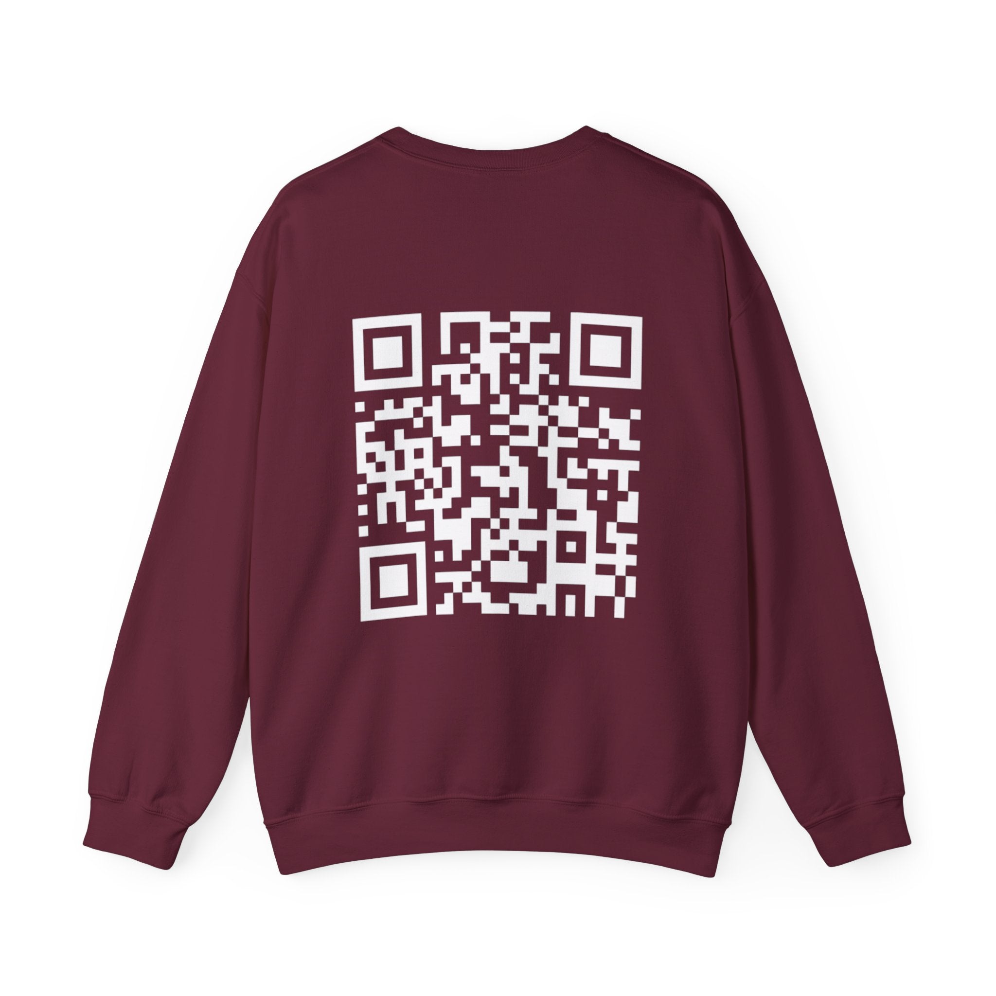 Fuck You Sweatshirt Maroon red