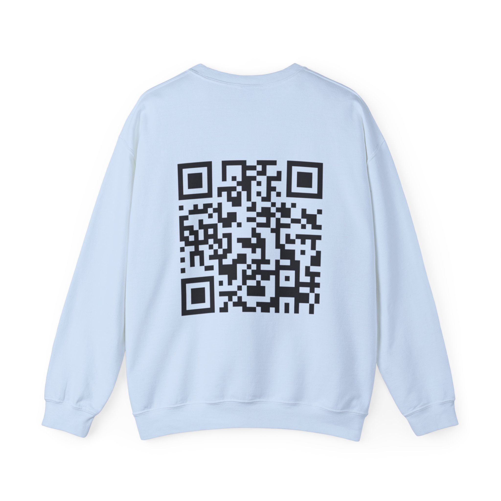 Fuck You Sweatshirt Light Blue