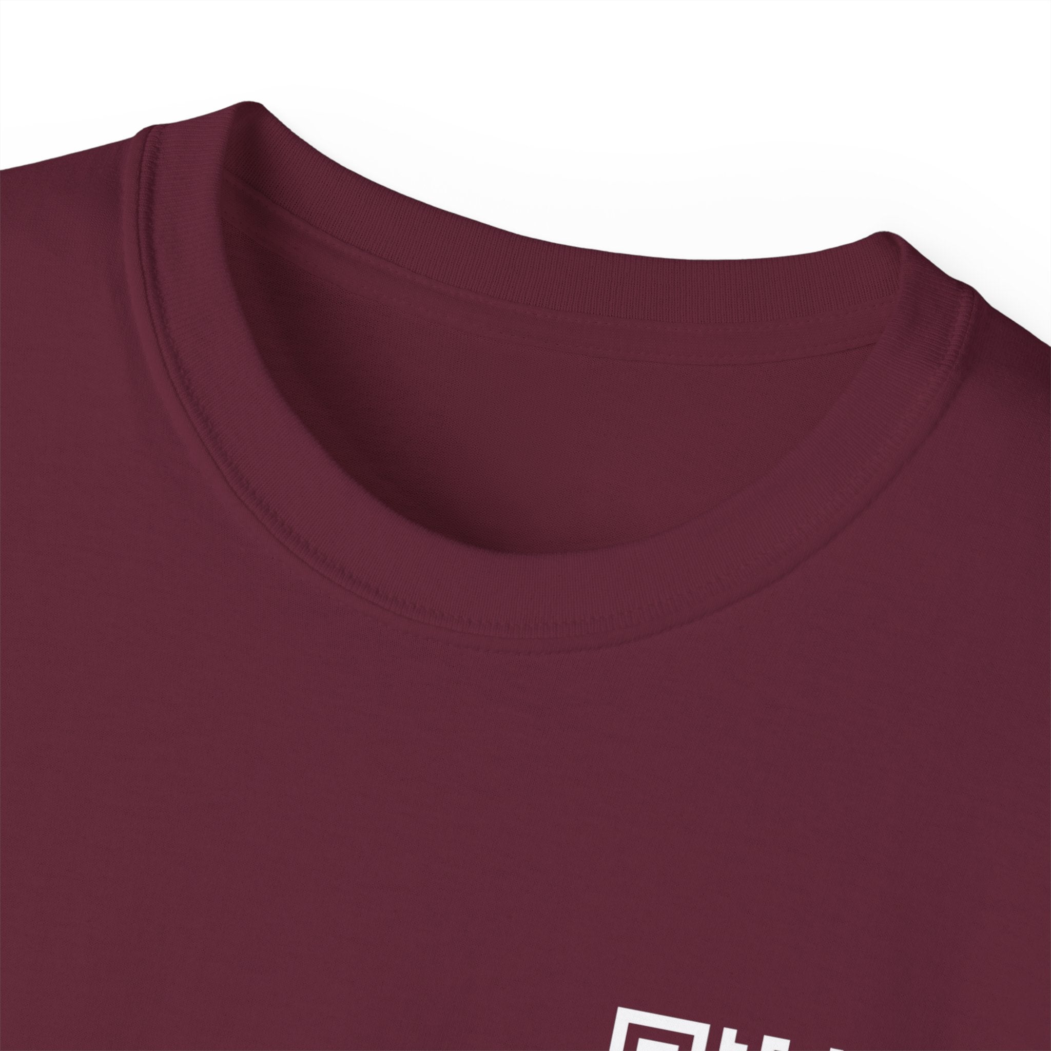 QR T-Shirt Maroon red