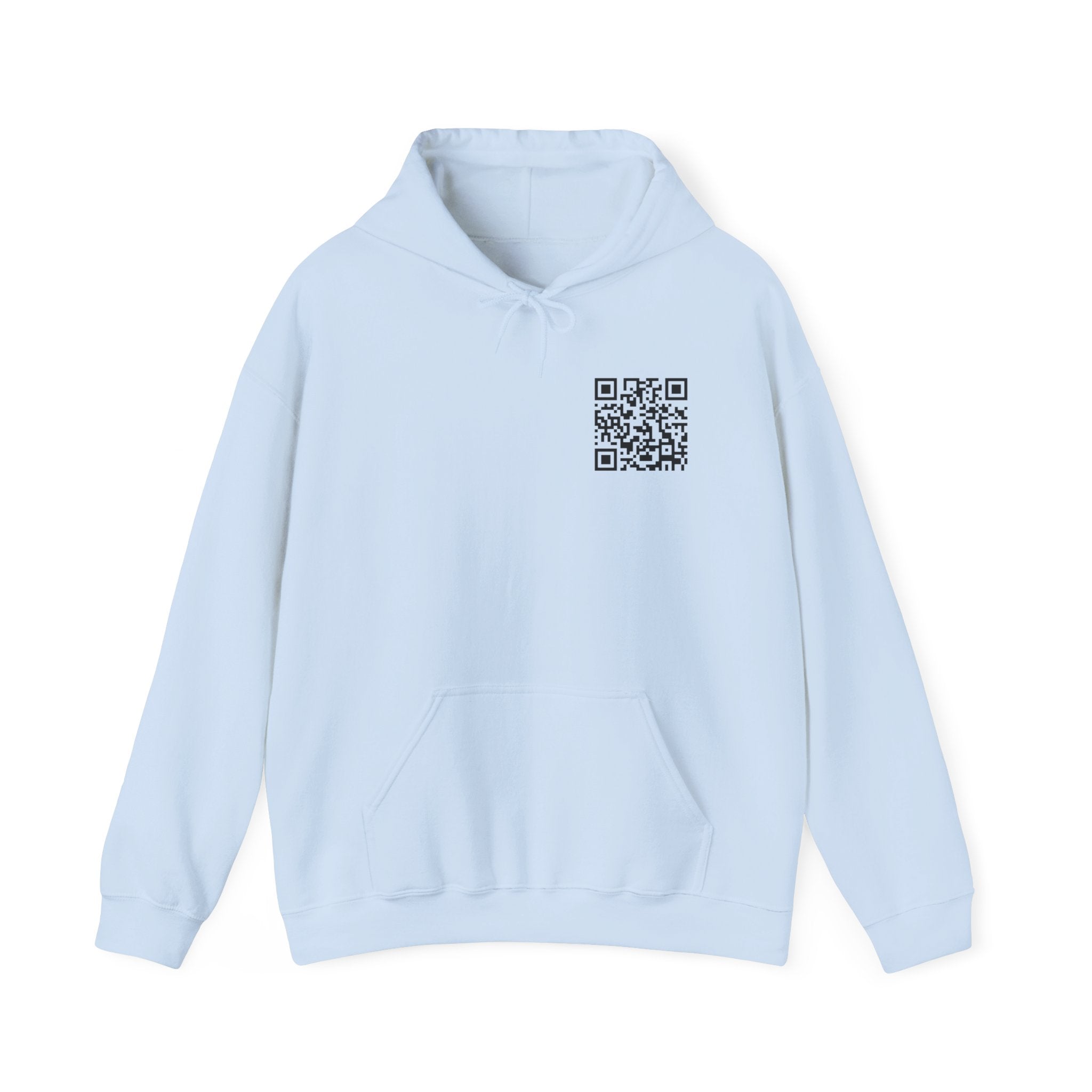 Fuck You Hoodie Light Blue