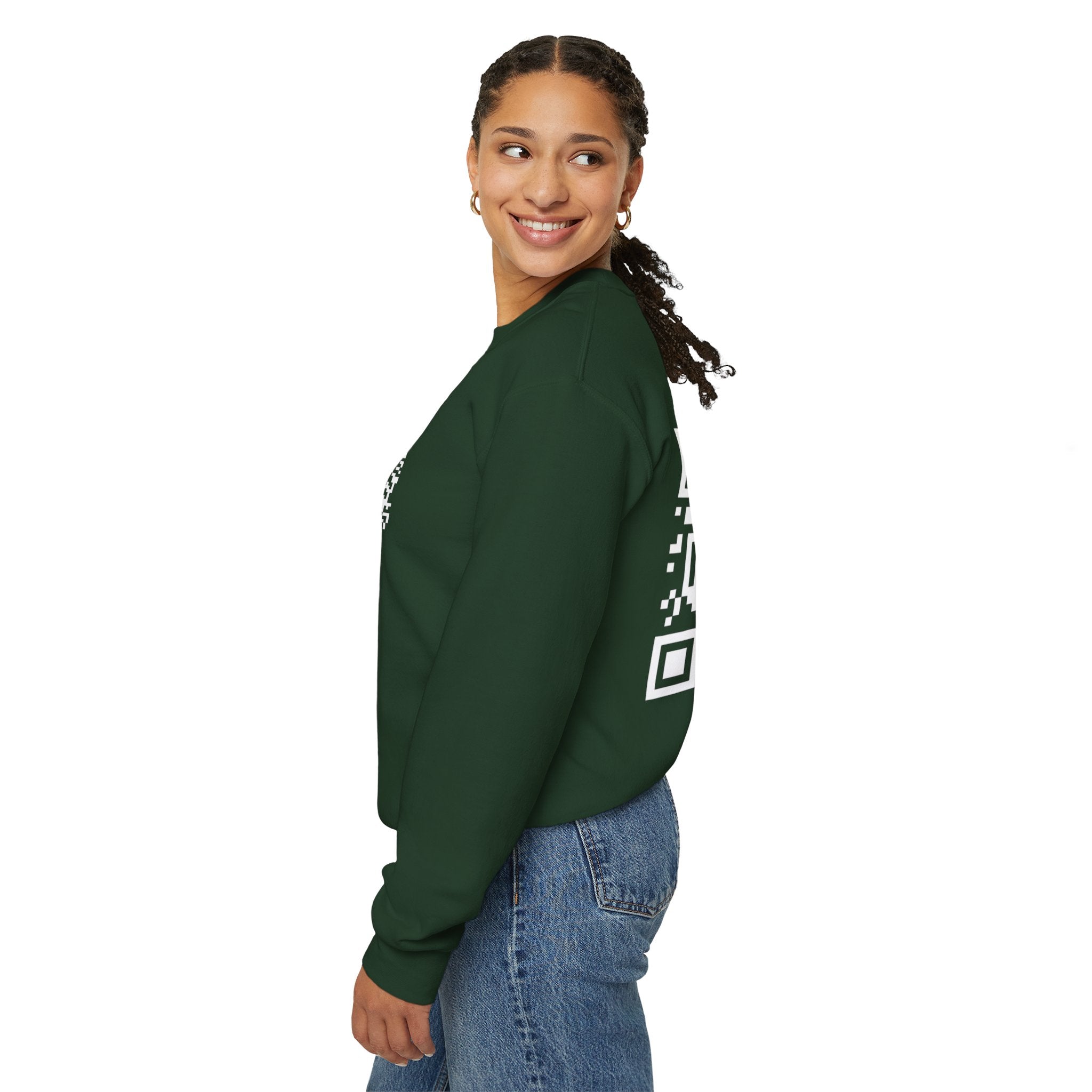 Dynamic QR Sweatshirts Army Green