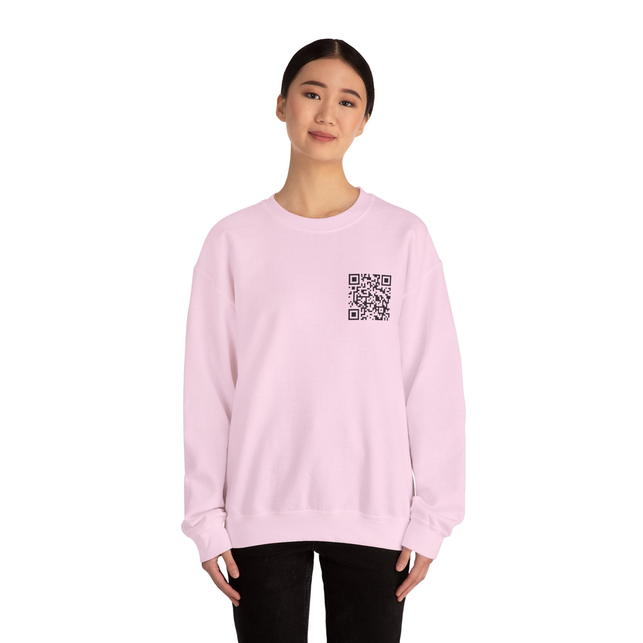 Dynamic QR Sweatshirt Pink