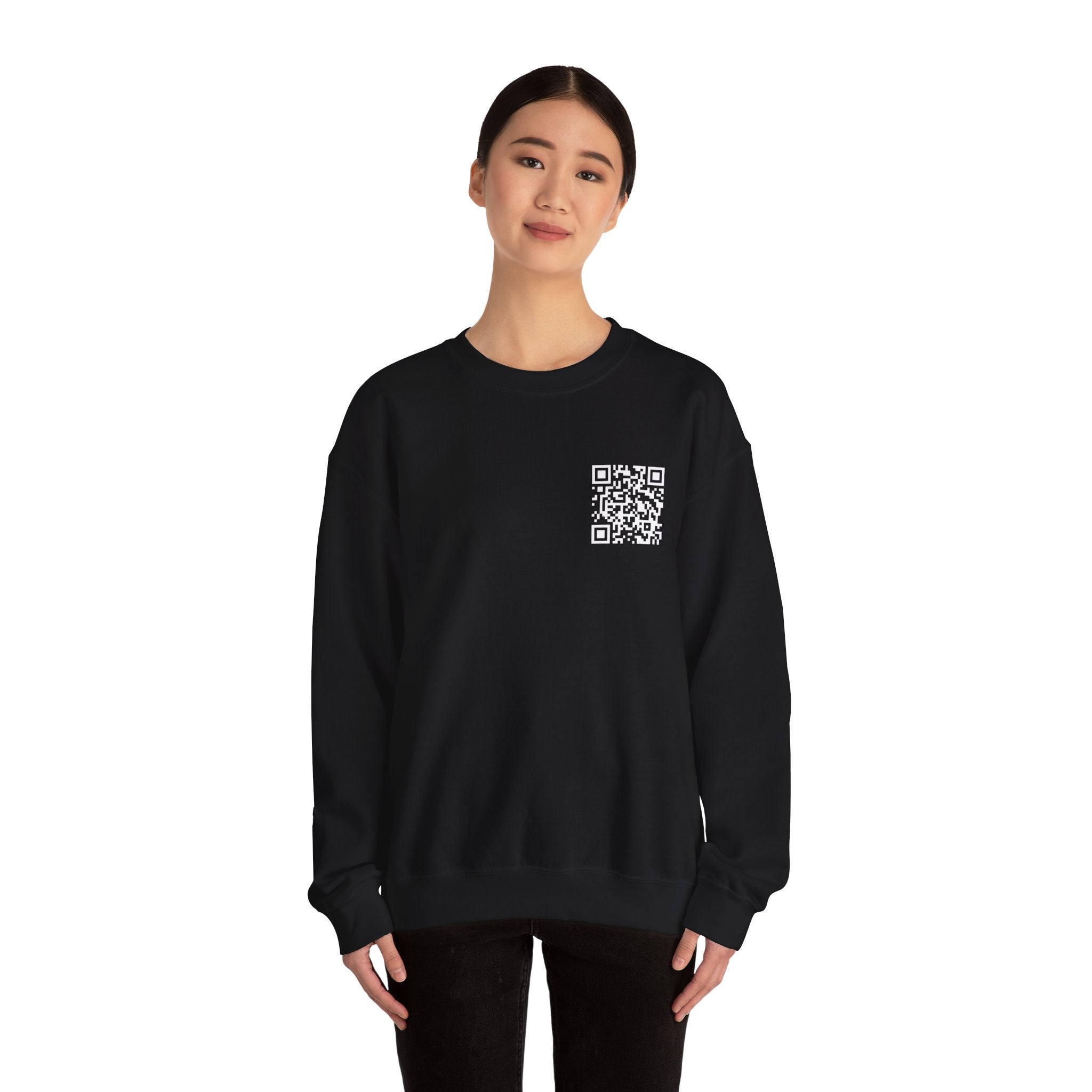 Dynamic QR Sweatshirts Black