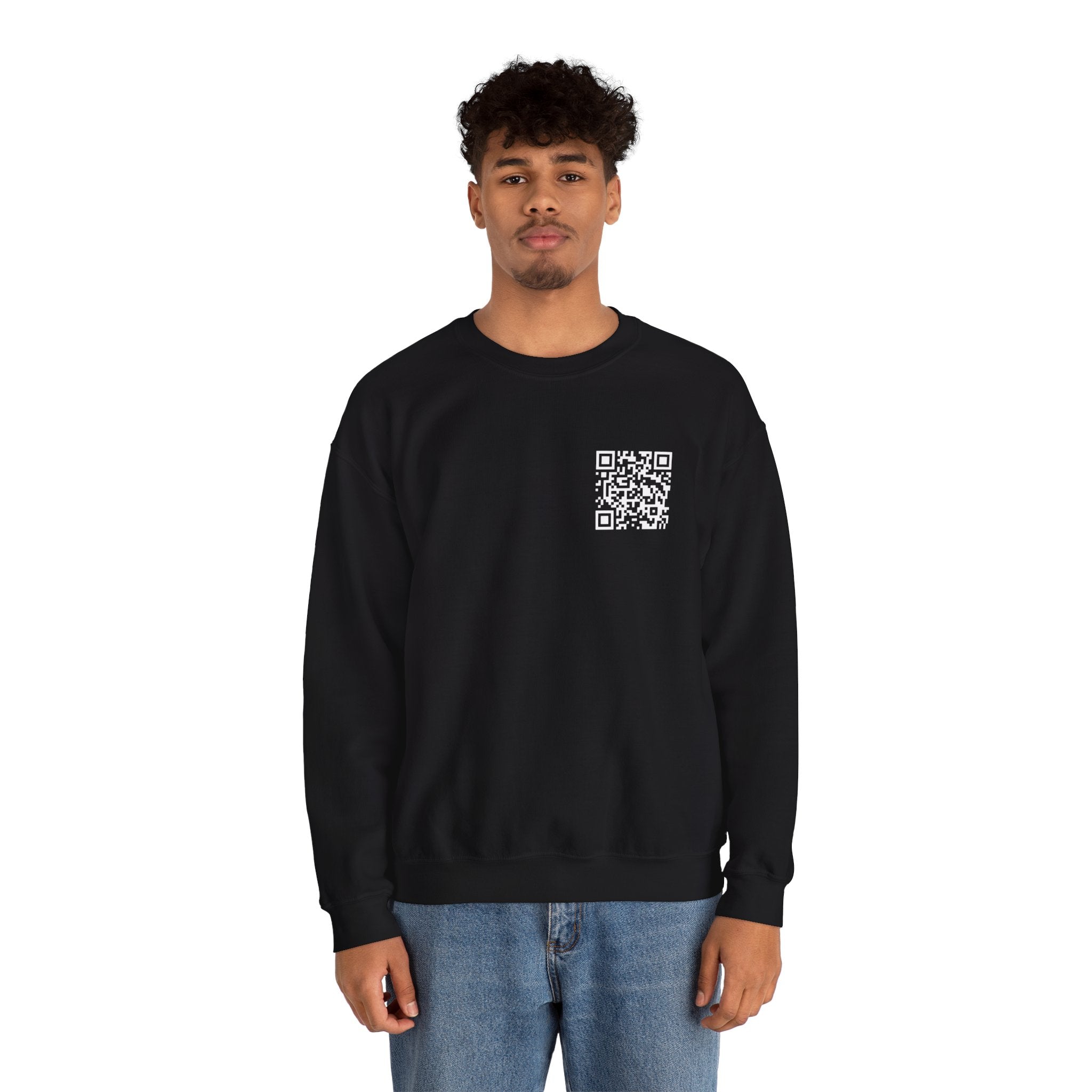 Dynamic QR Sweatshirts Black