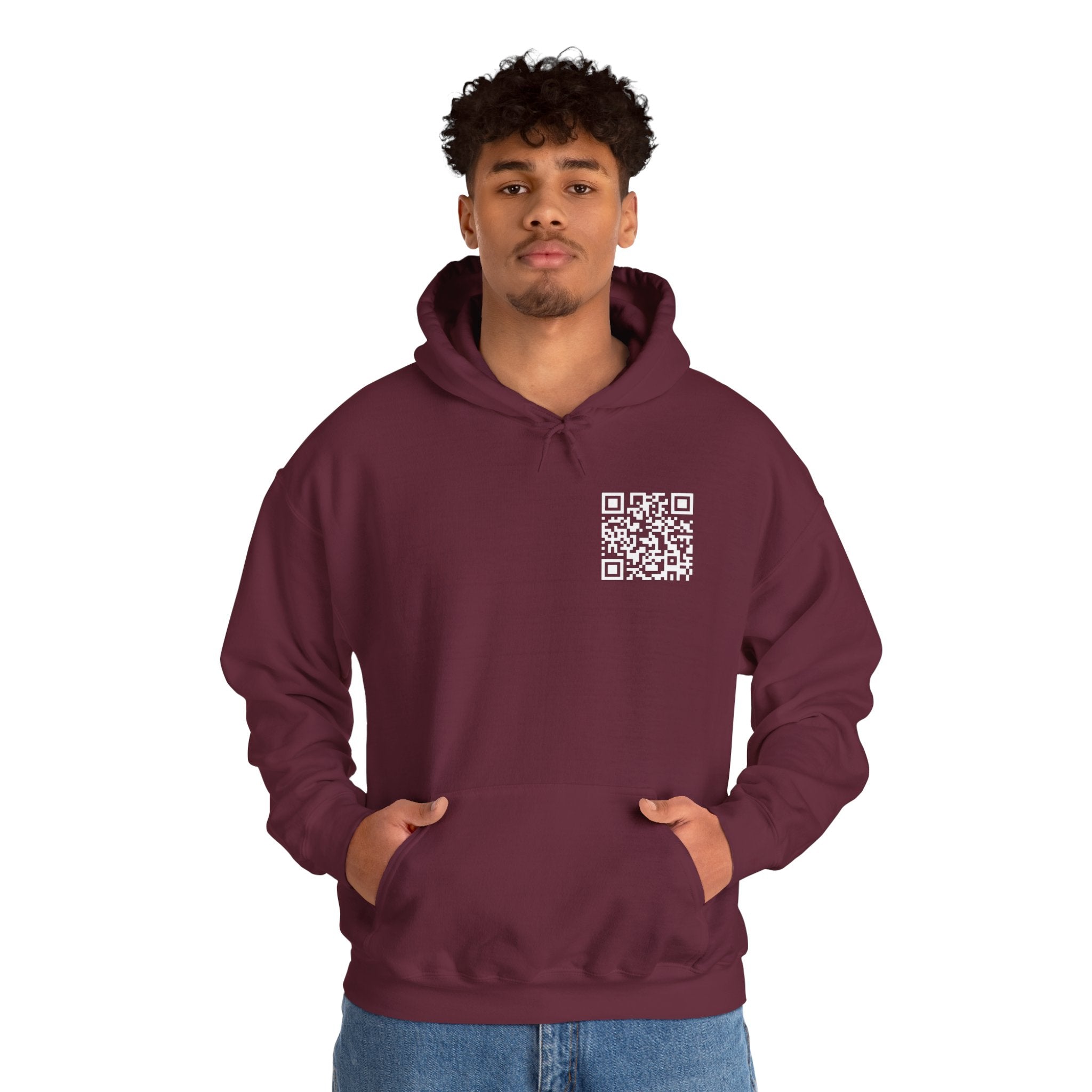 Fuck You Hoodie Maroon red