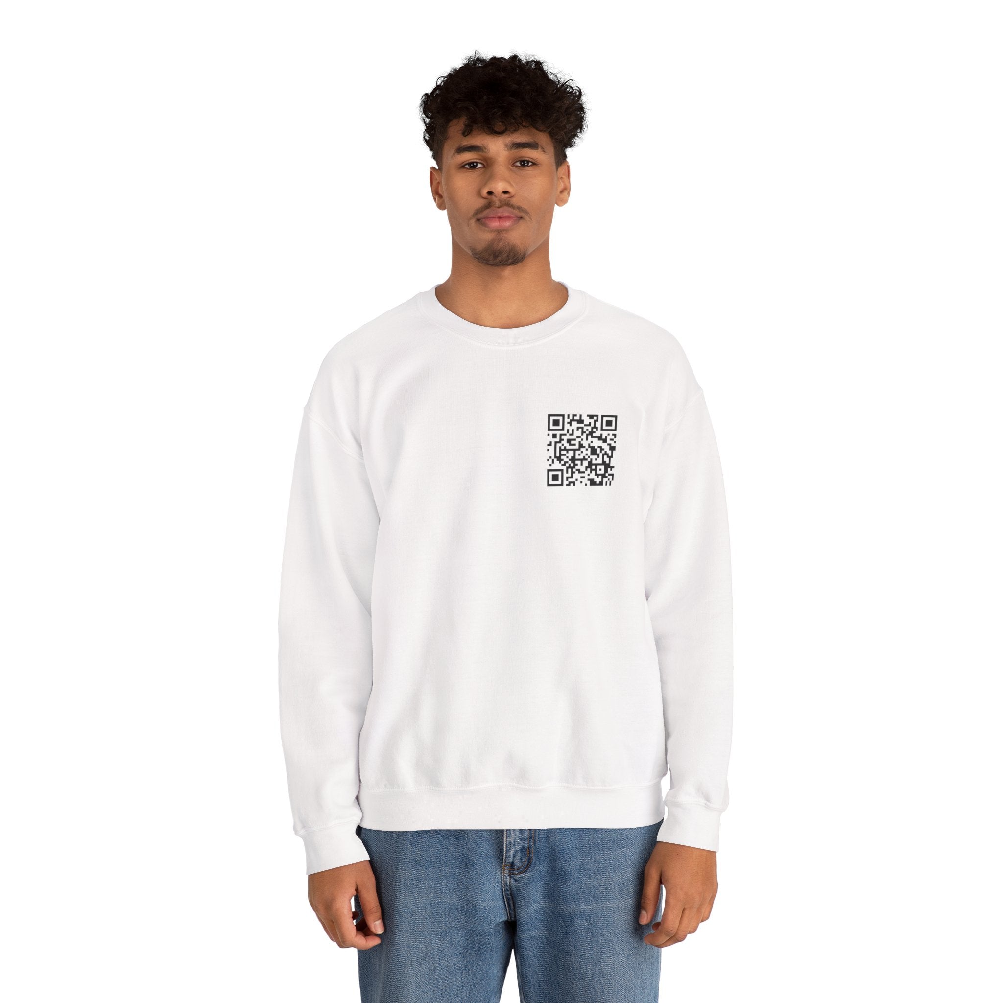 Dynamic QR Sweatshirt White