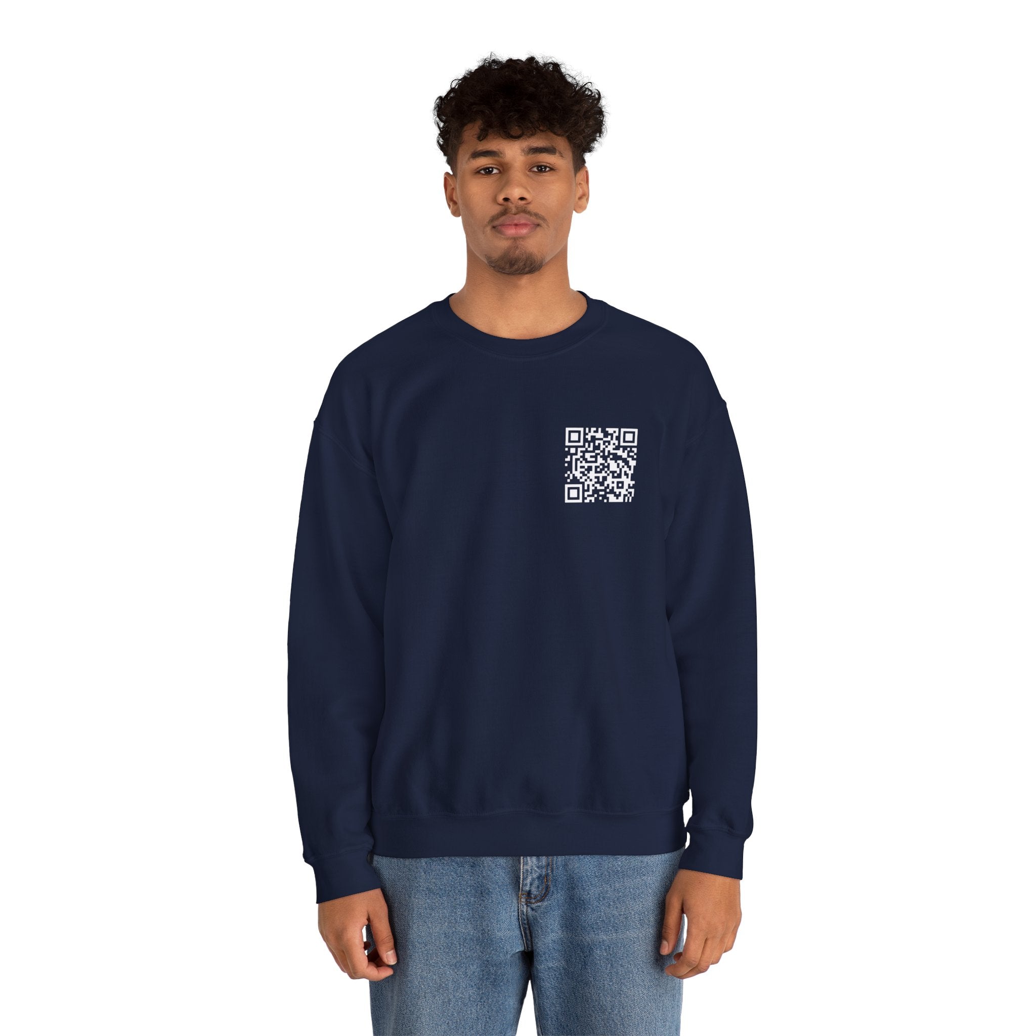 Dynamic QR Sweatshirt Navy
