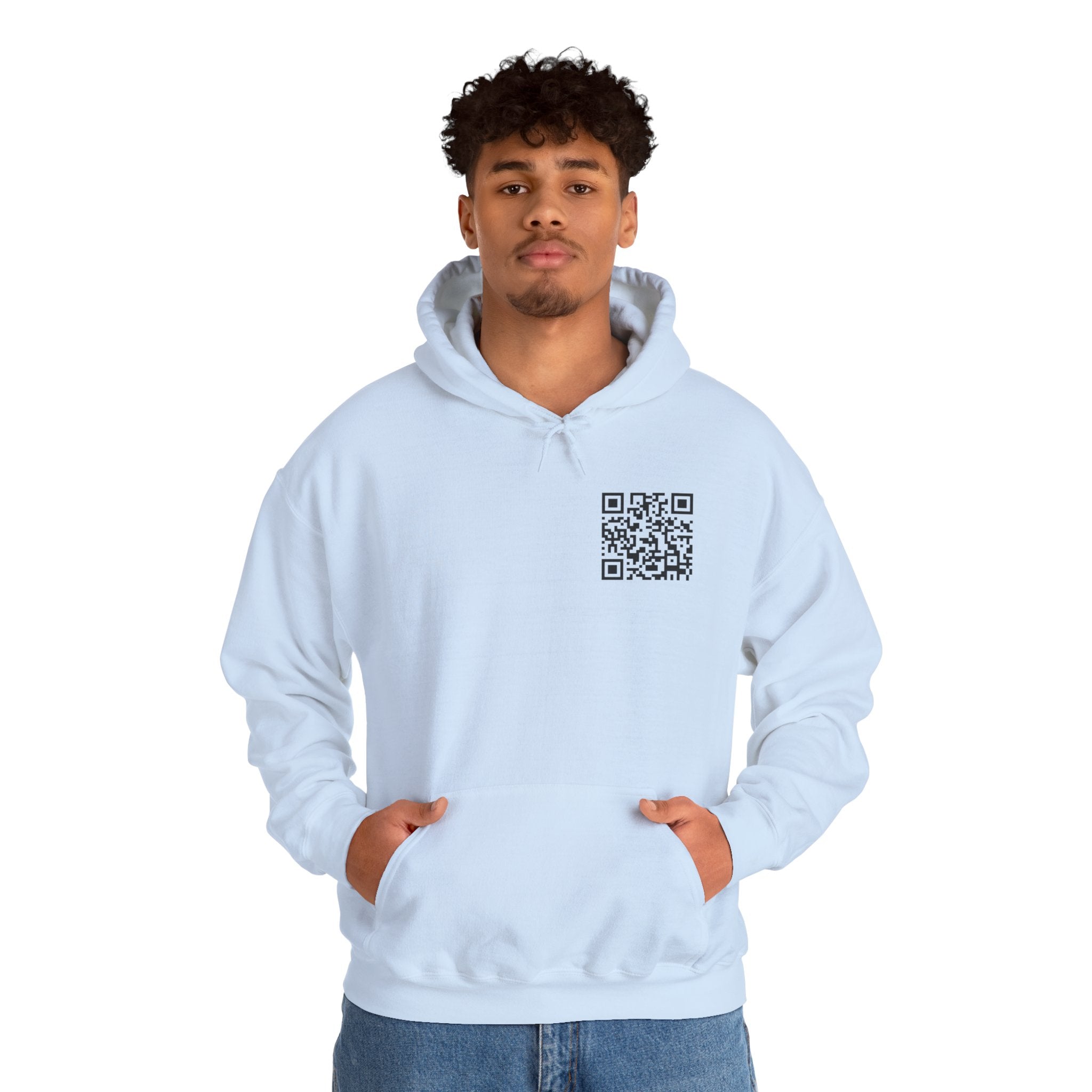 Fuck You Hoodie Light Blue