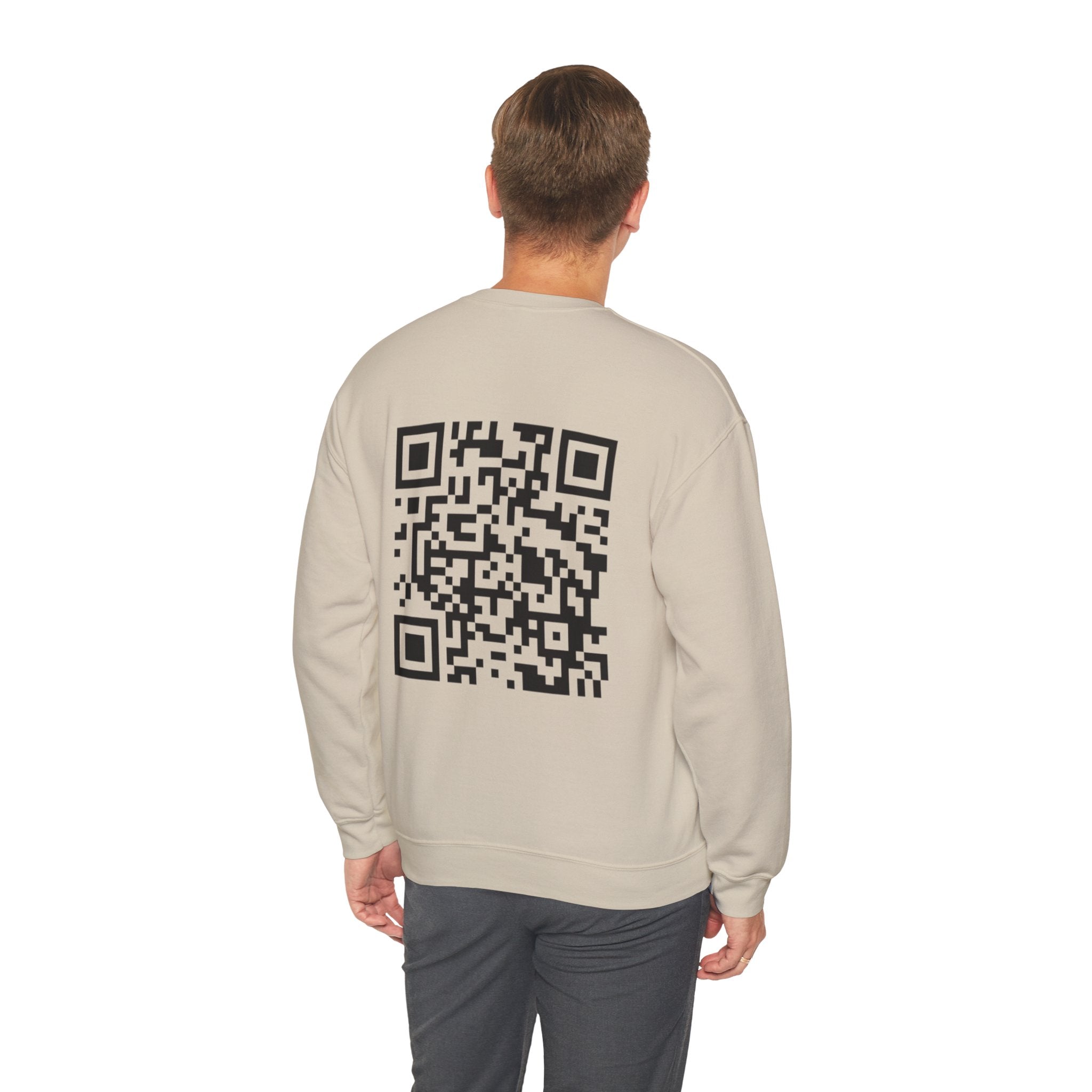 Dynamic QR Sweatshirt Beige
