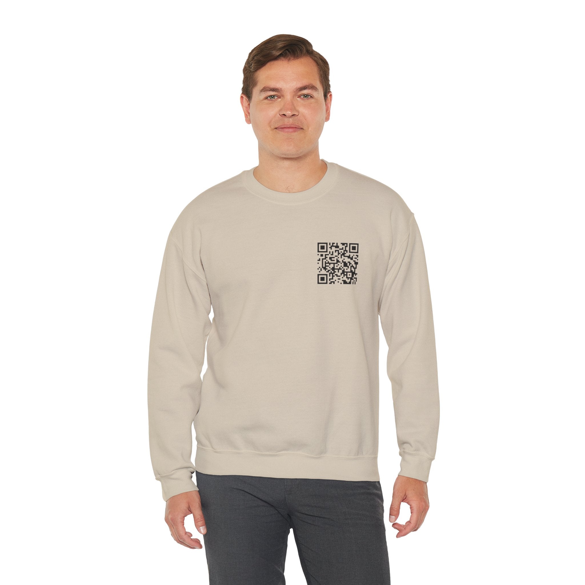 Dynamic QR Sweatshirt Beige