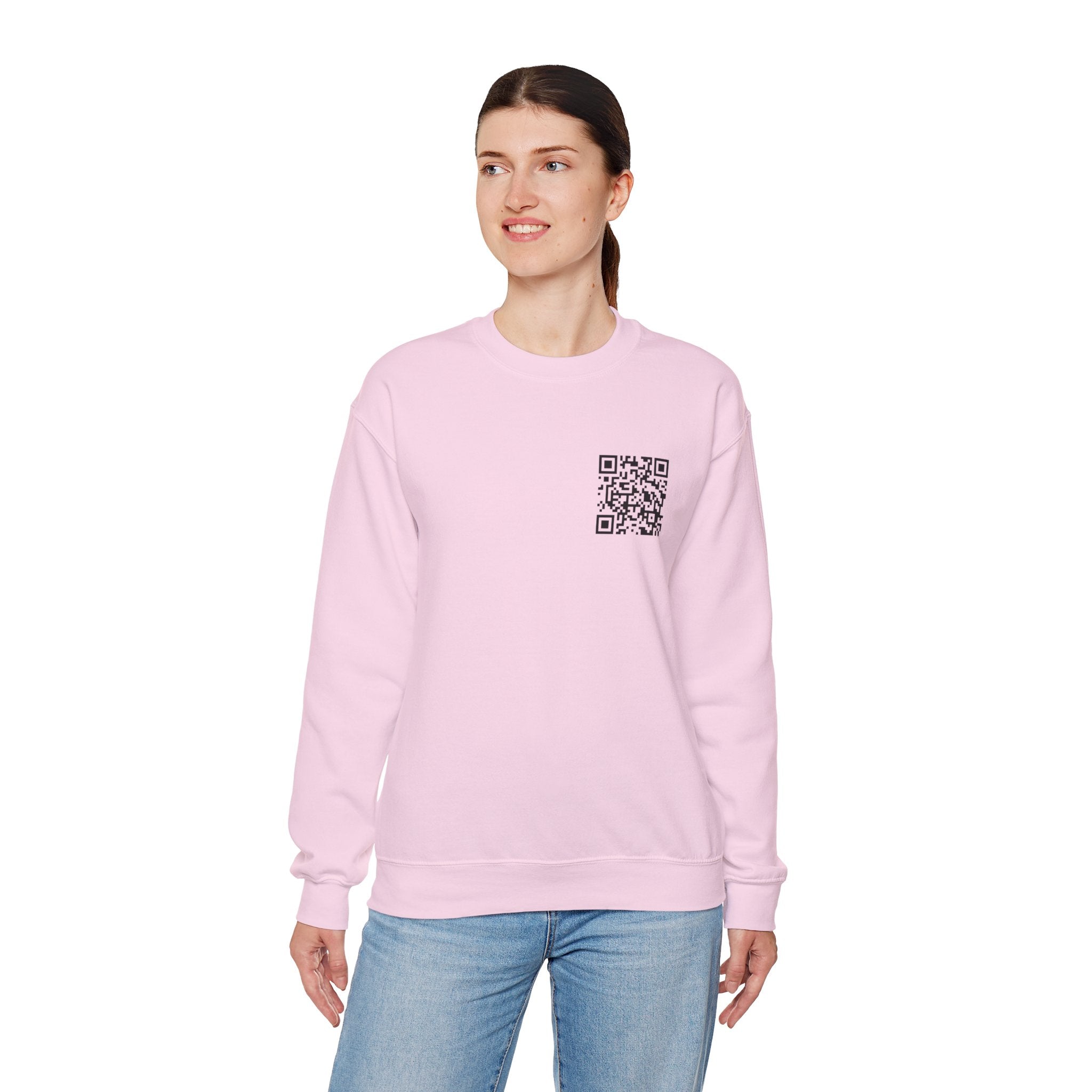 Dynamic QR Sweatshirt Pink