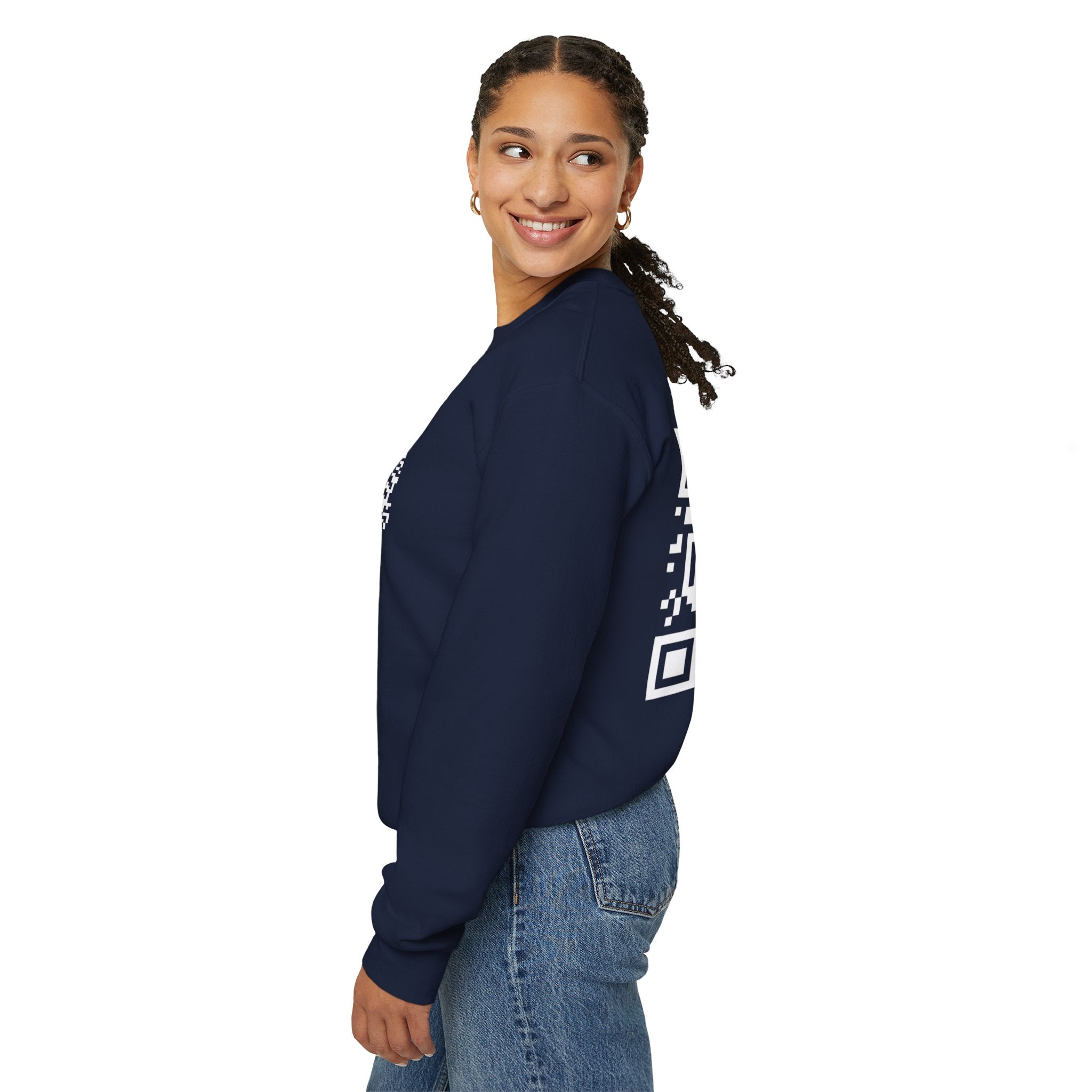 Dynamic QR Sweatshirt Navy