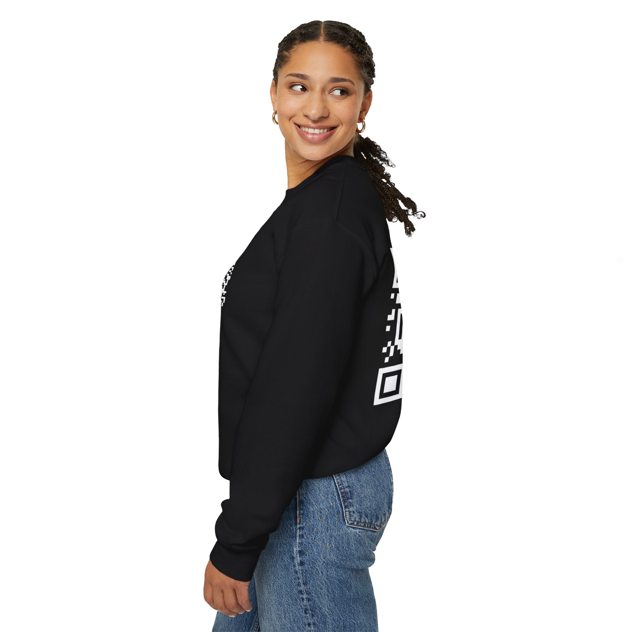 Dynamic QR Sweatshirts Black