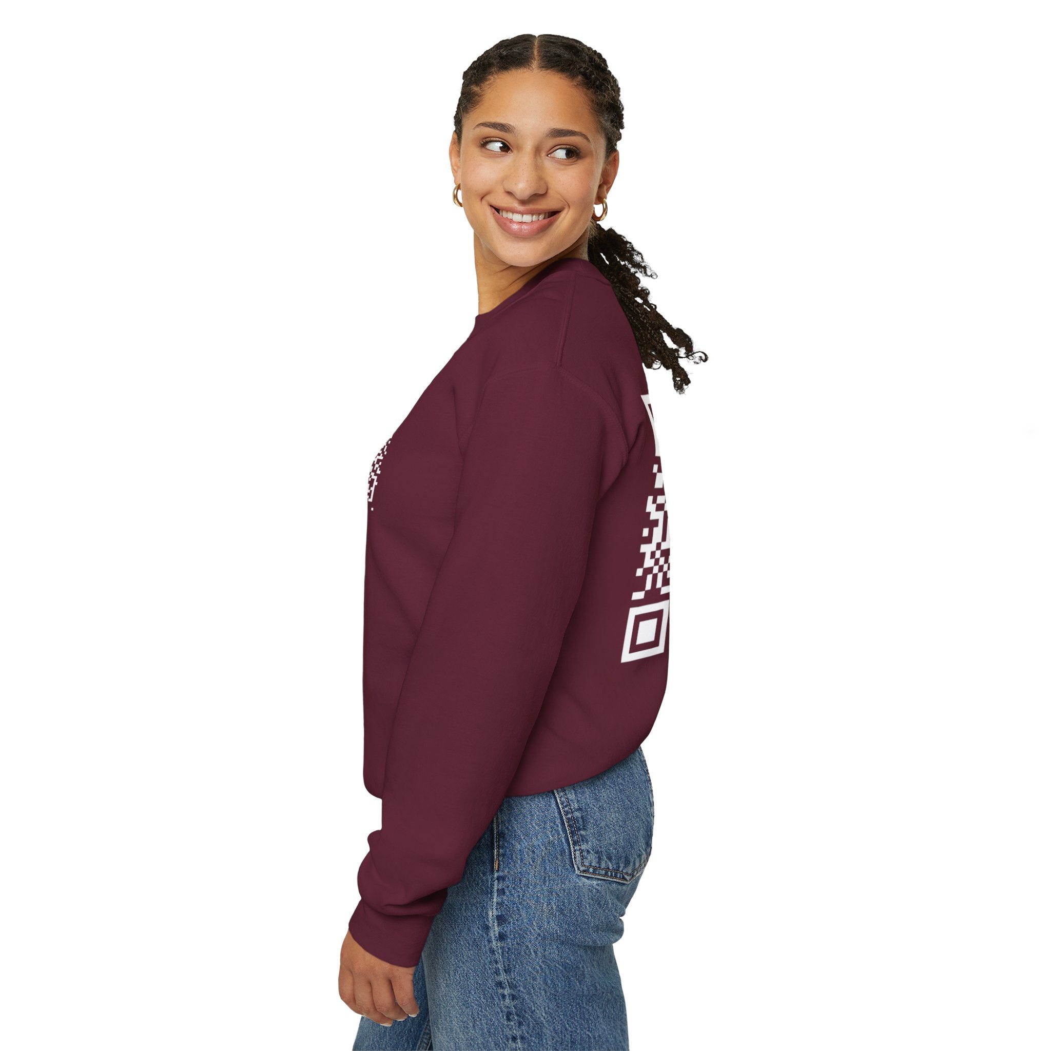 You're Amazing Sweatshirt Maroon red