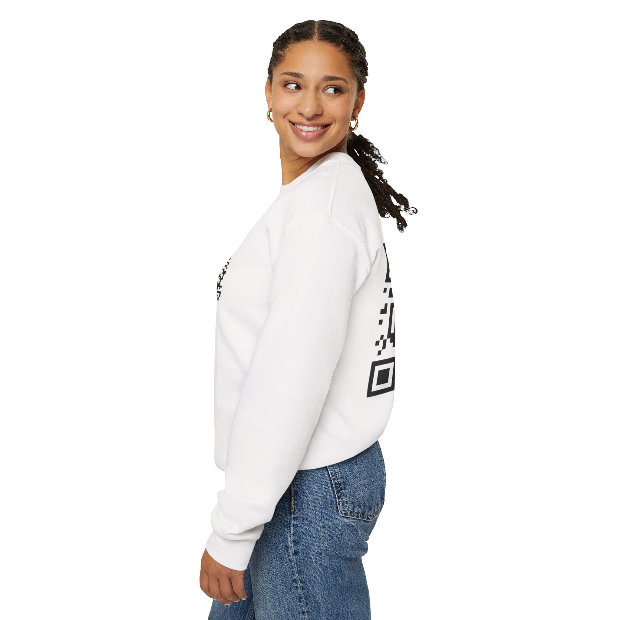Dynamic QR Sweatshirt White