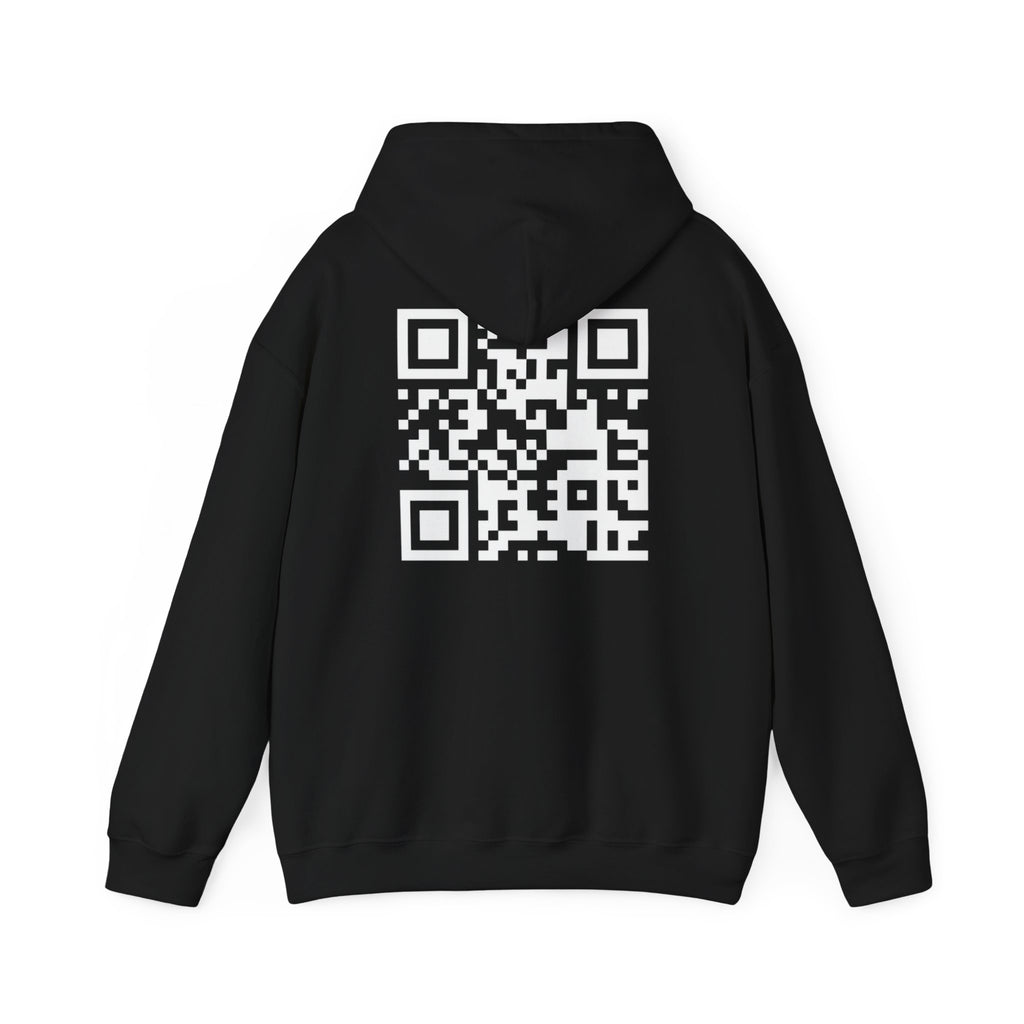 QR Hoodie Black