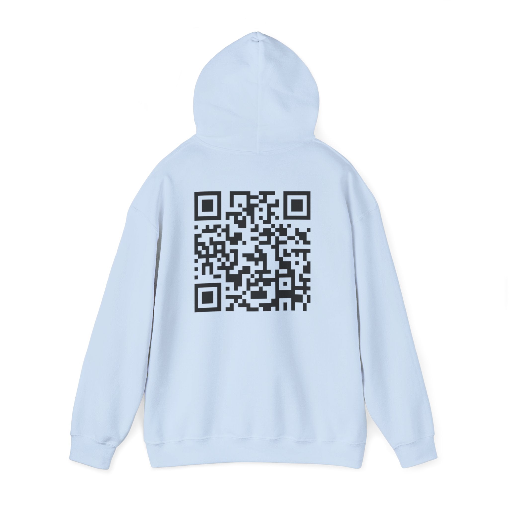 Fuck You Hoodie Light Blue