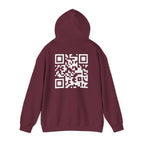 QR Hoodie Maroon red