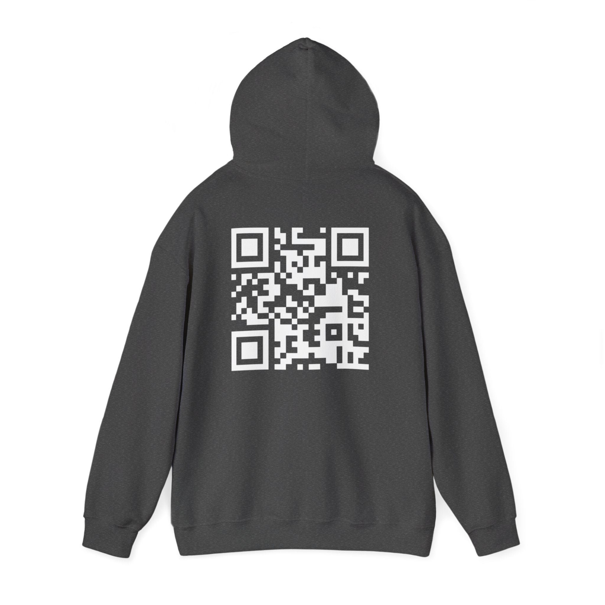 QR Hoodie Charcoal Heather