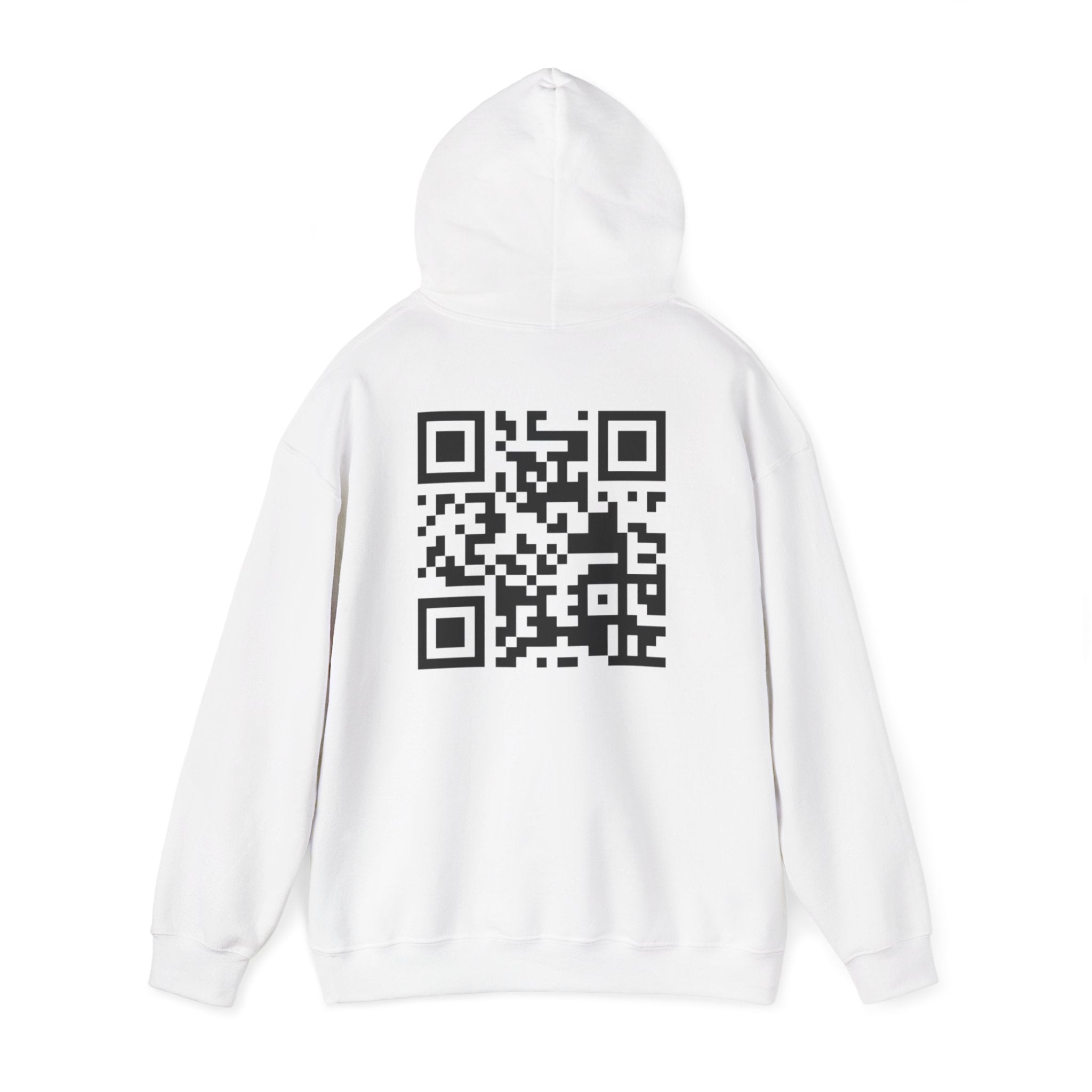 QR Hoodie White