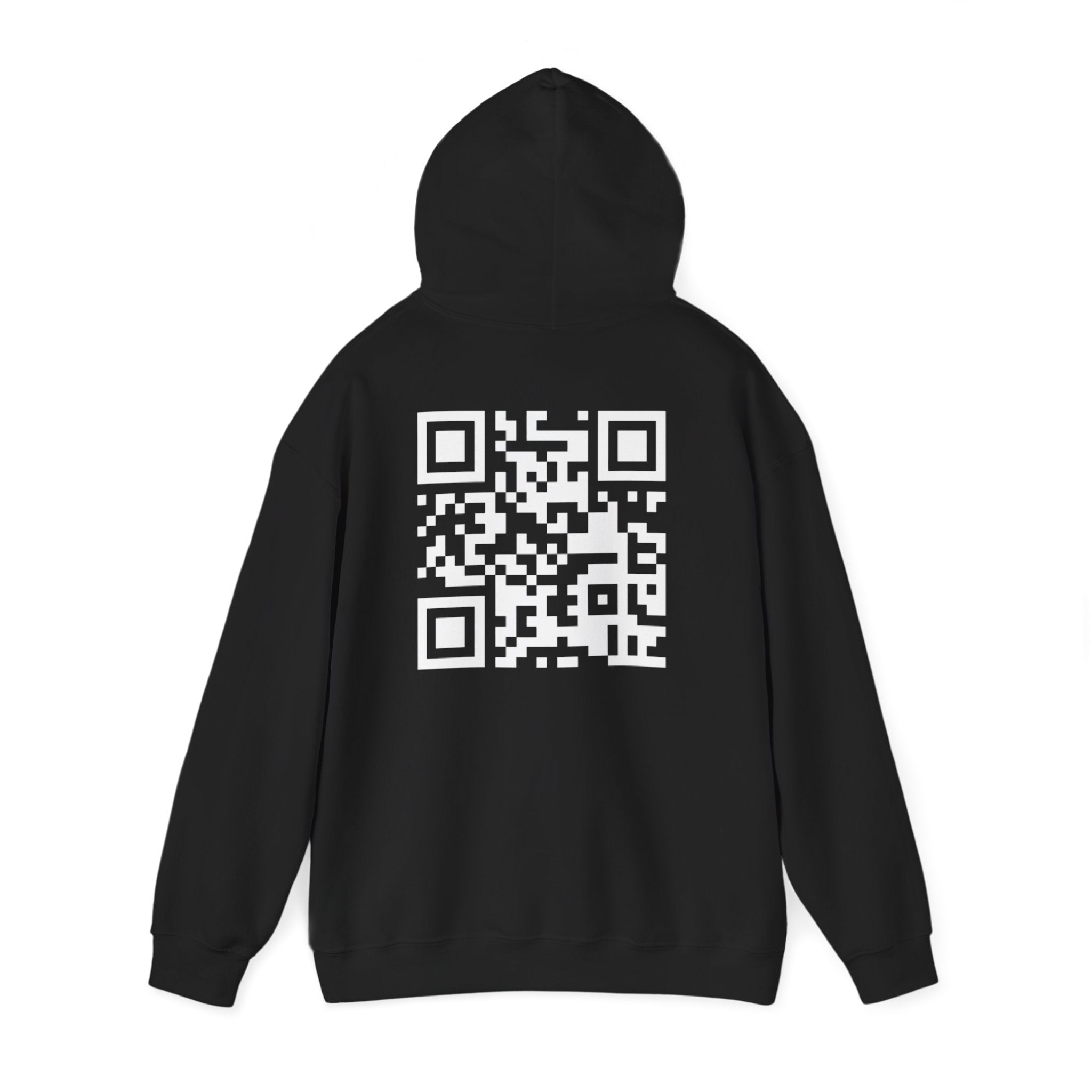 QR Hoodie Black