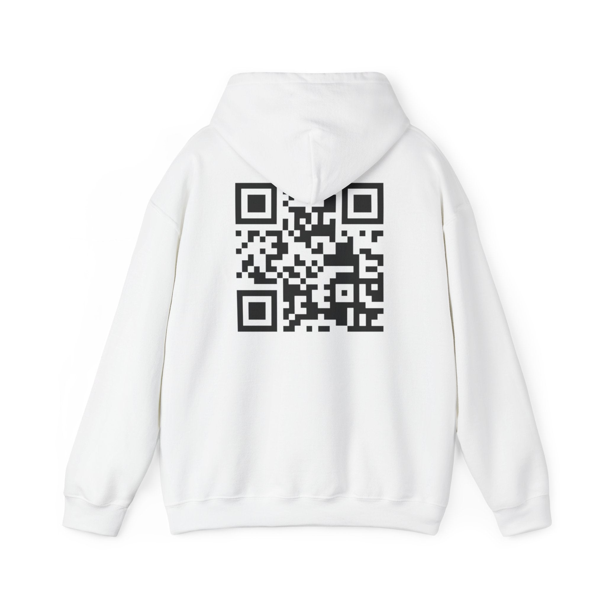 QR Hoodie White