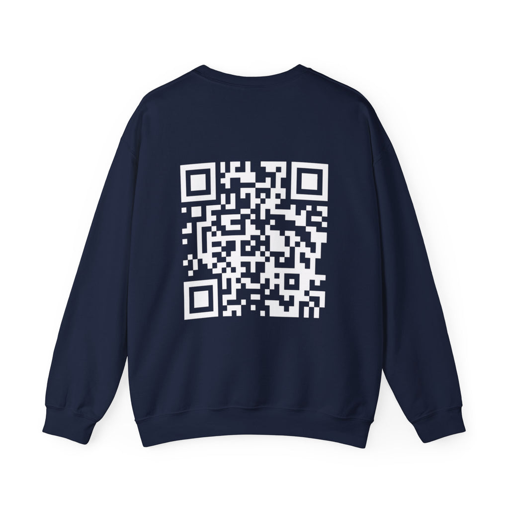 Static QR Sweatshirt Navy