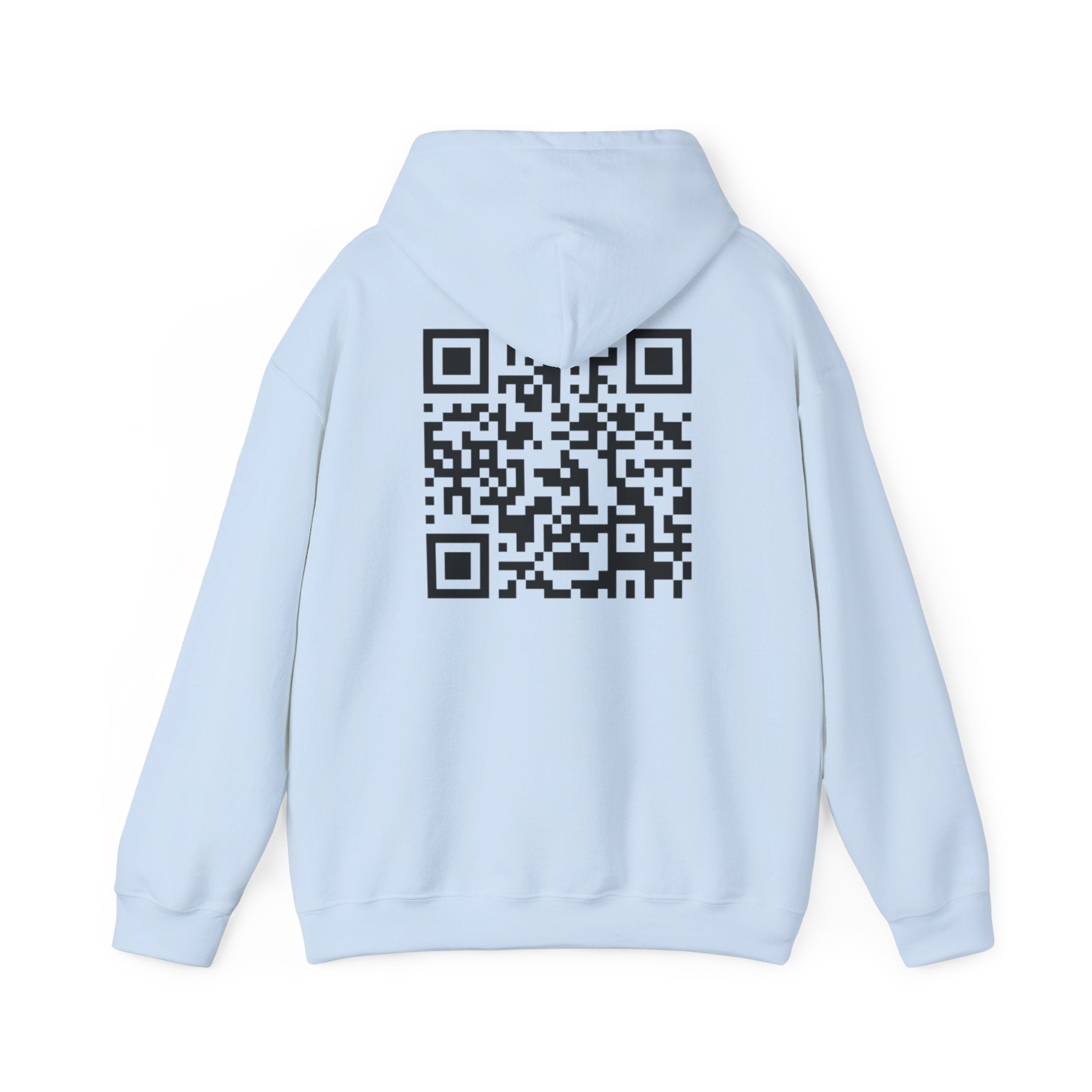 Fuck You Hoodie Light Blue