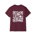 QR T-Shirt Maroon red