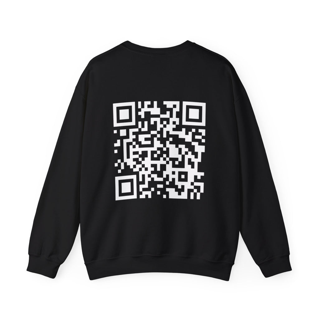 Static QR Sweatshirt Black