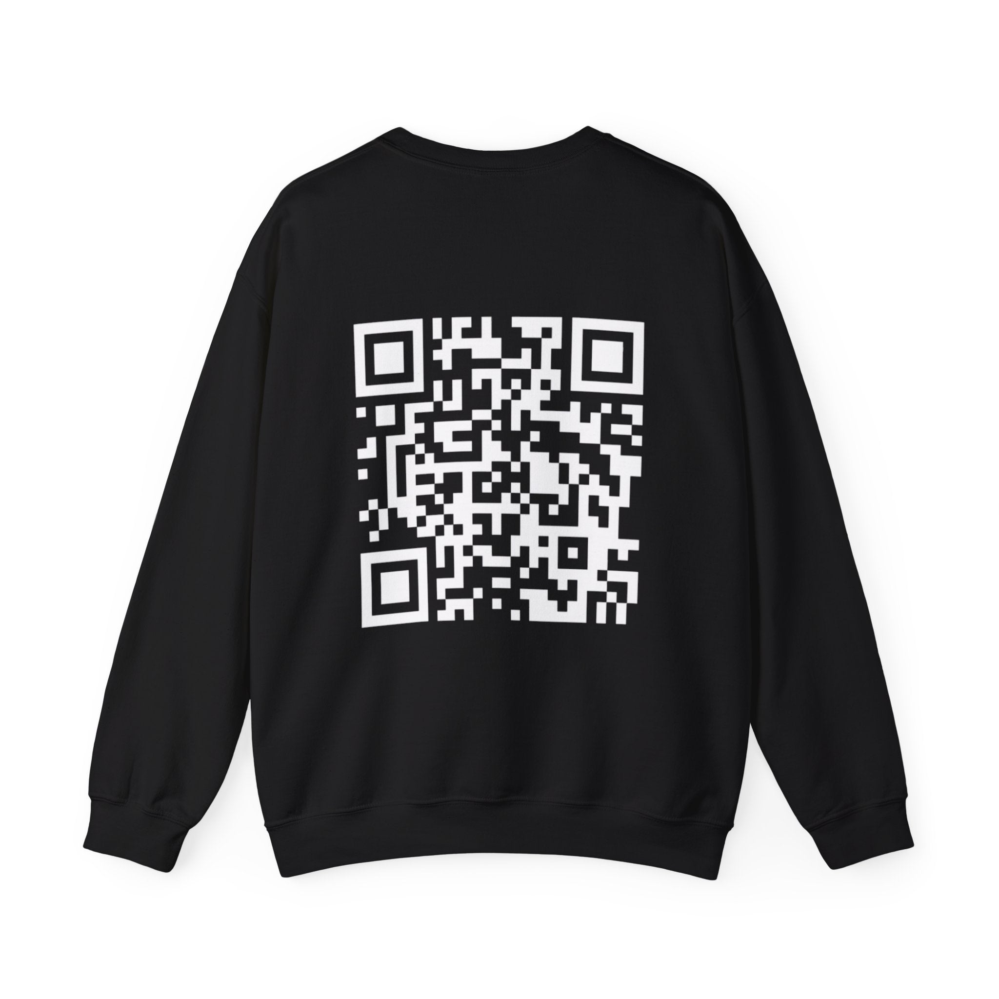 Static QR Sweatshirt Black
