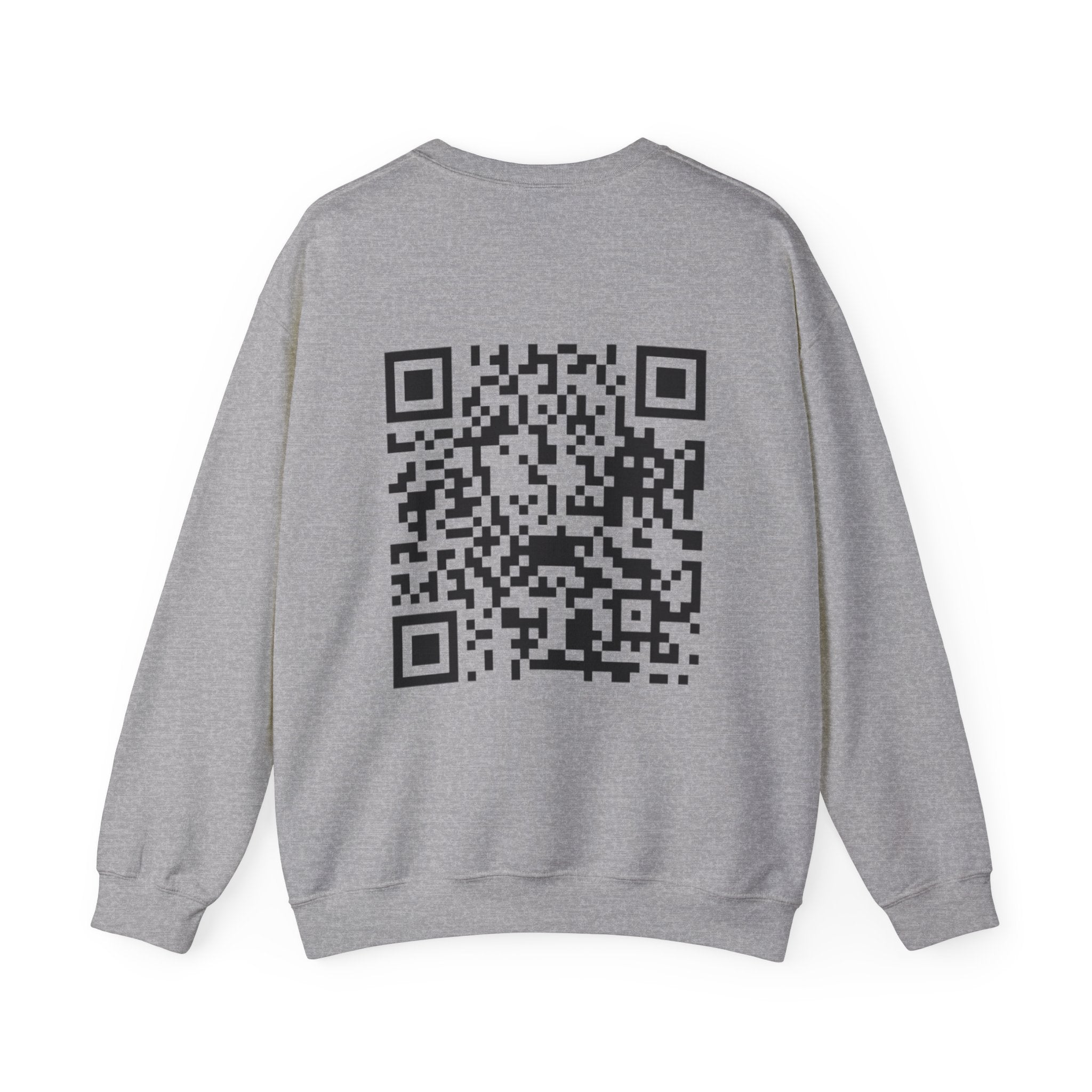 Static QR Sweatshirt Ash Grey