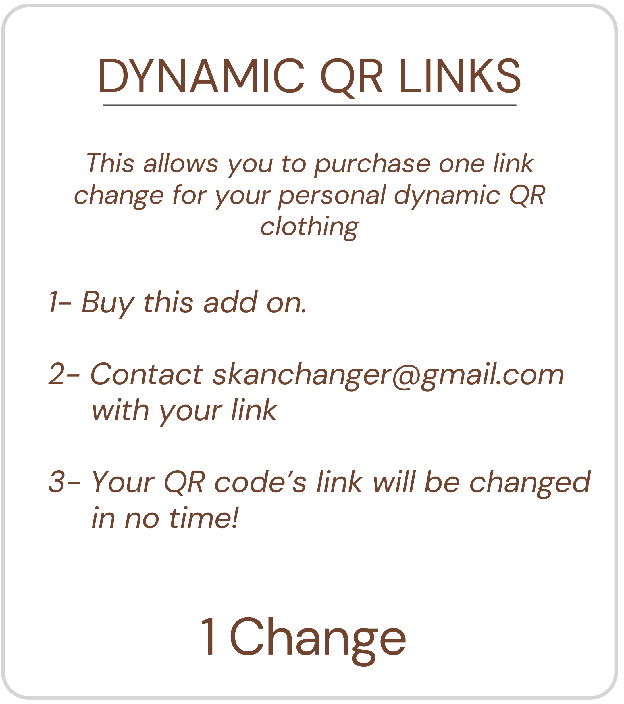 Extra Link Changes