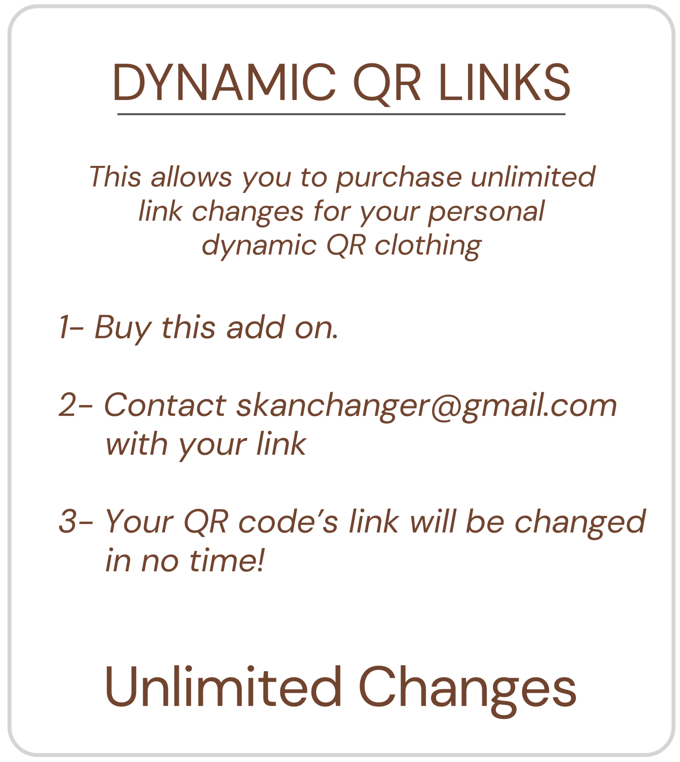 Extra Link Changes