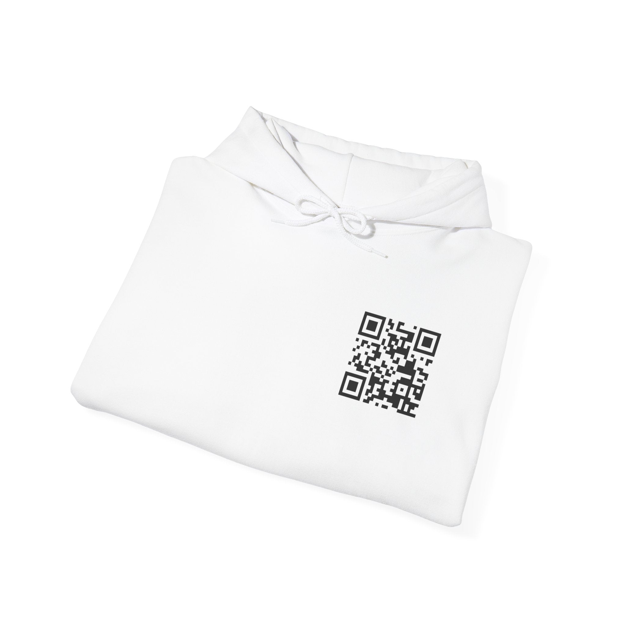 QR Hoodie White