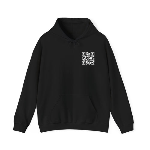 QR Hoodie Black