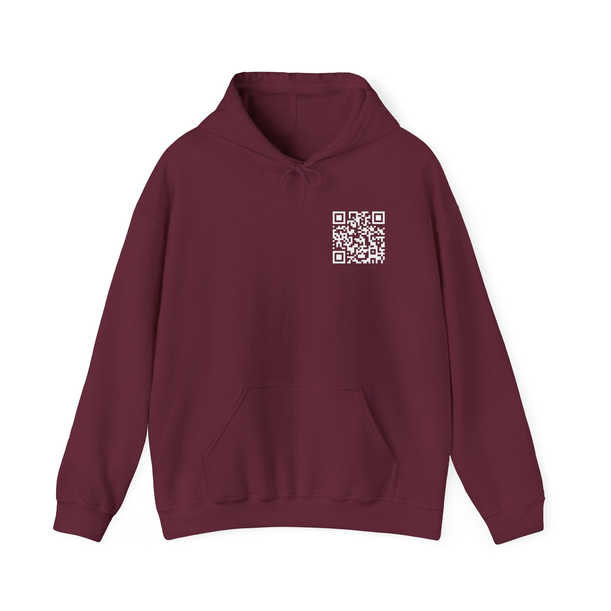 Fuck You Hoodie Maroon red