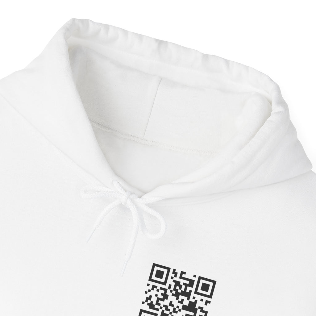 QR Hoodie White