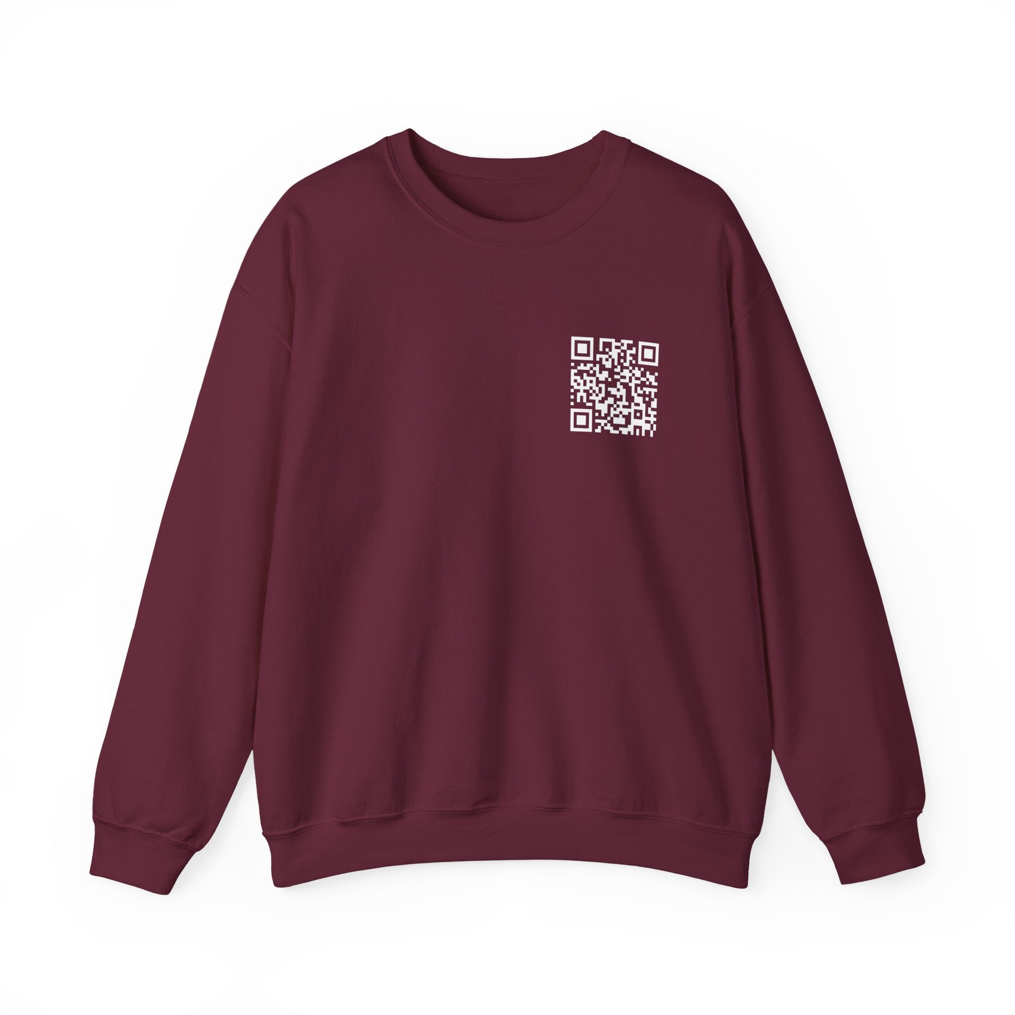 Fuck You Sweatshirt Maroon red