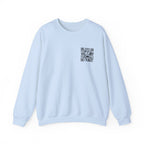 Static QR Sweatshirt Light Blue