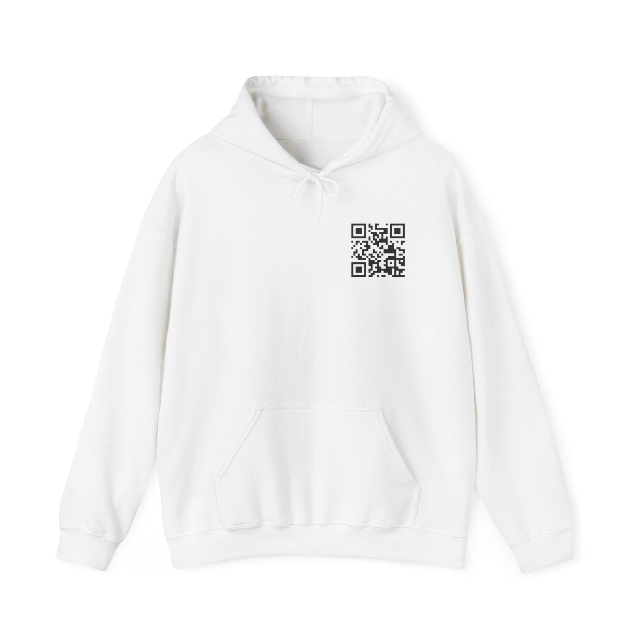 QR Hoodie White