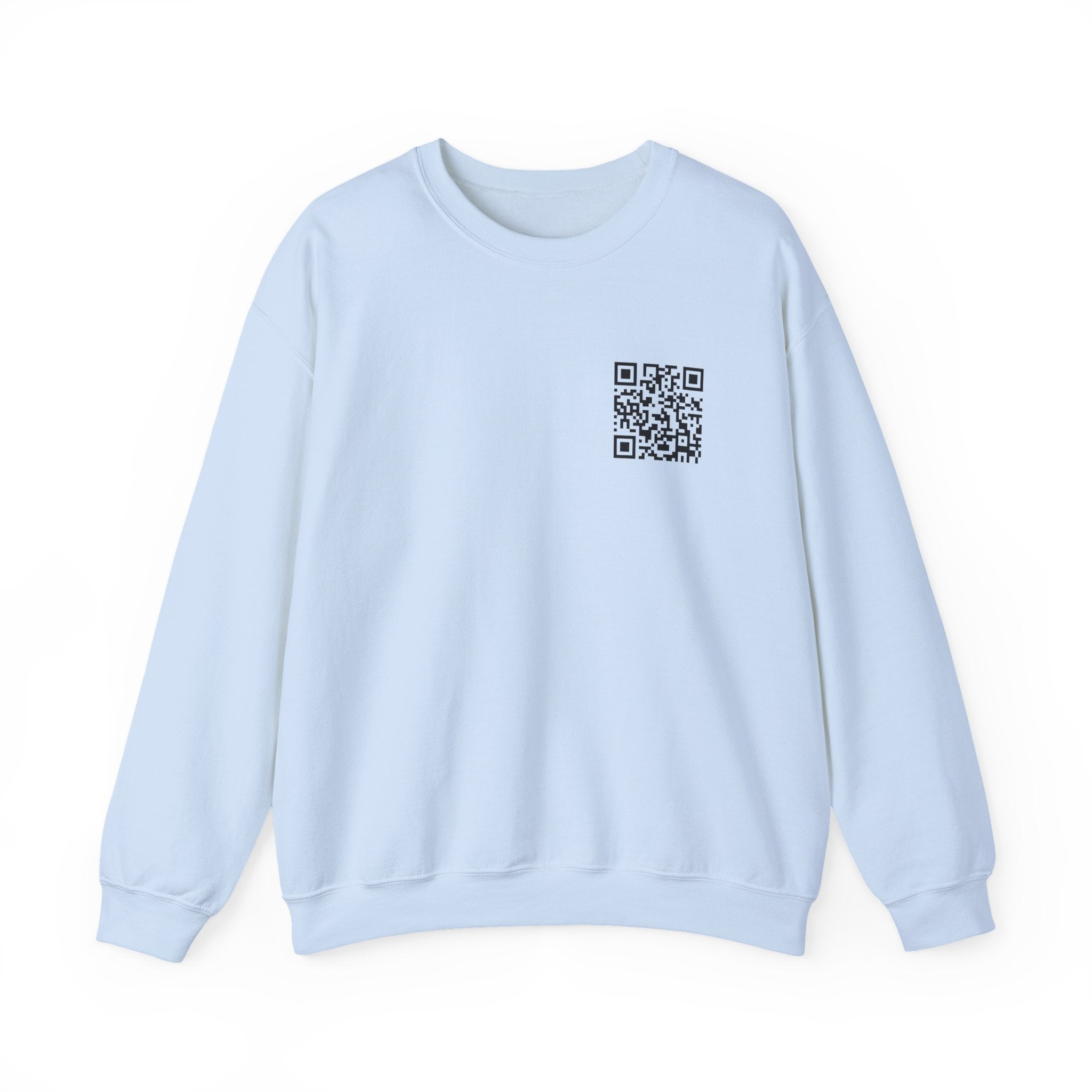 Fuck You Sweatshirt Light Blue