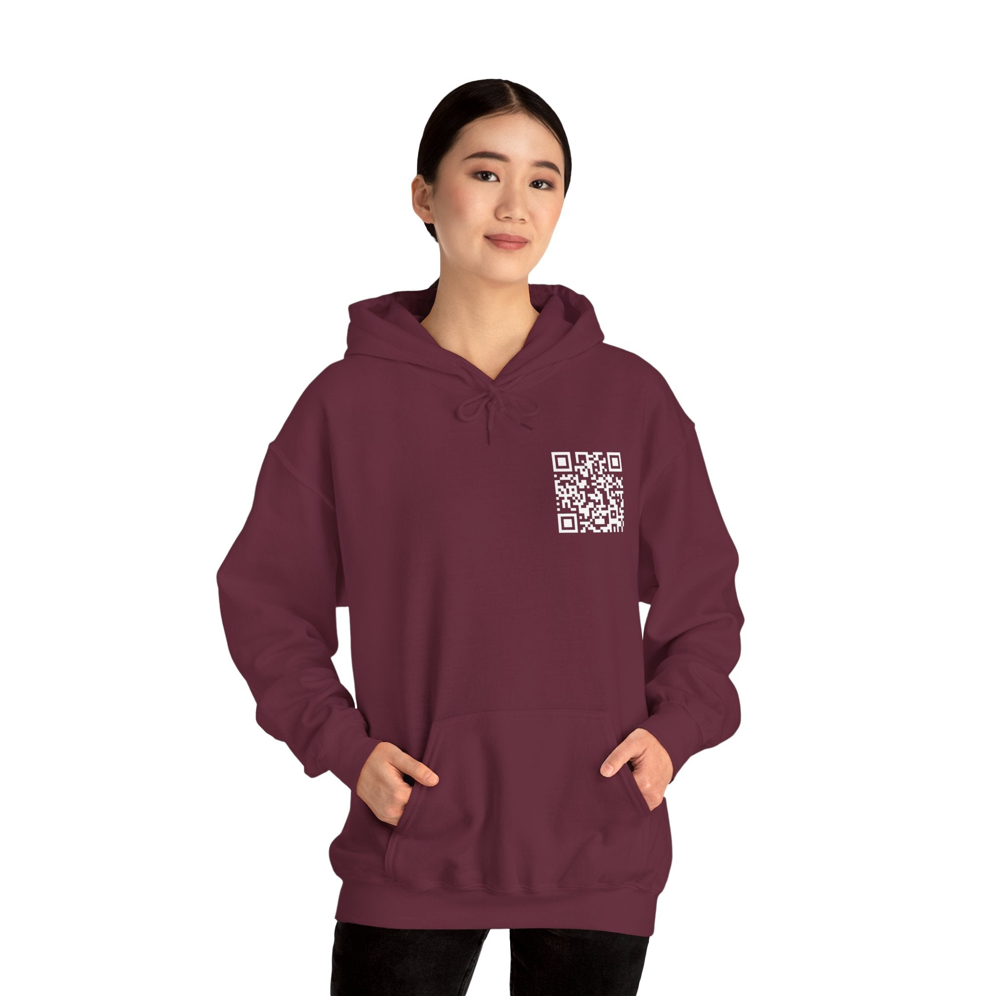 Fuck You Hoodie Maroon red