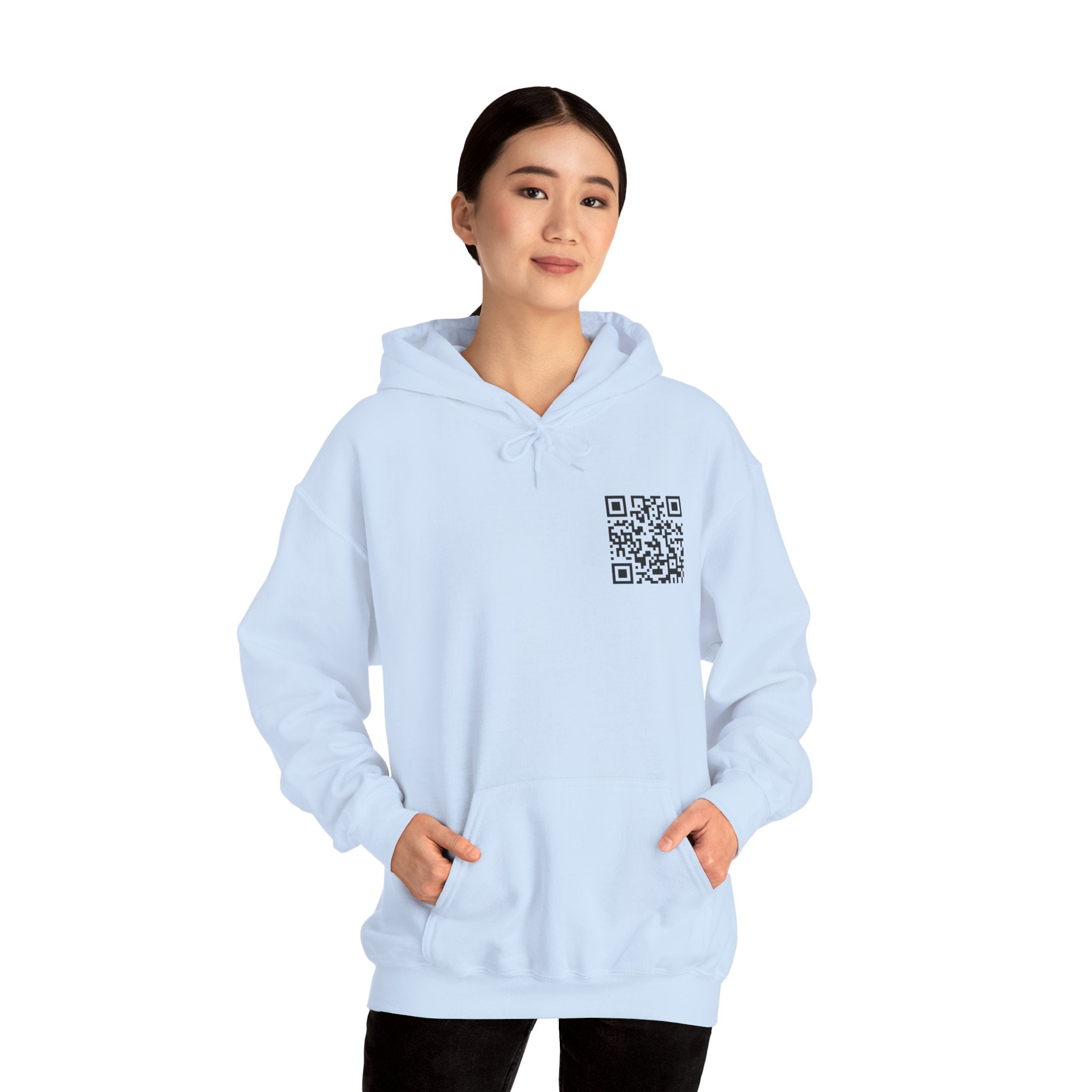 Fuck You Hoodie Light Blue