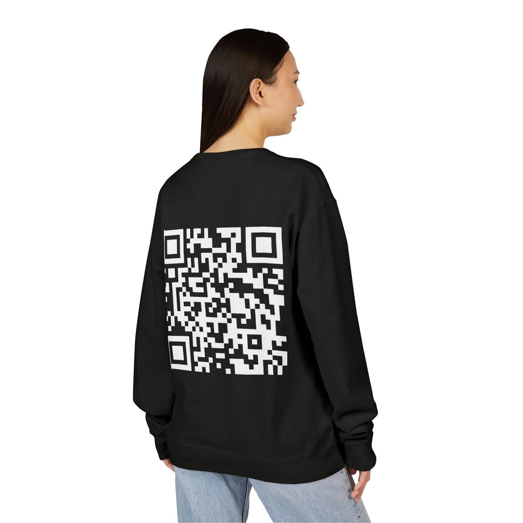 Static QR Sweatshirt Black