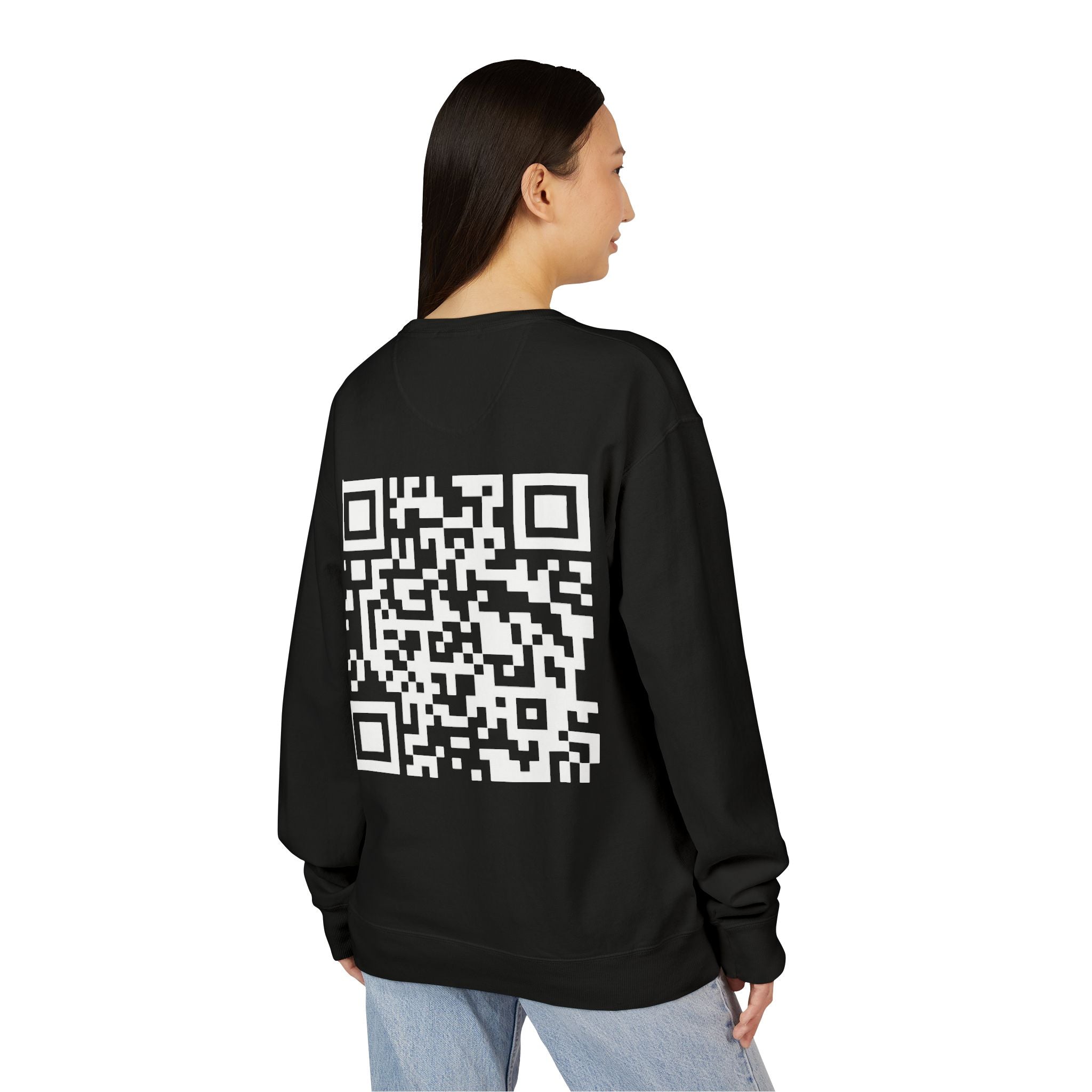 Static QR Sweatshirt Black