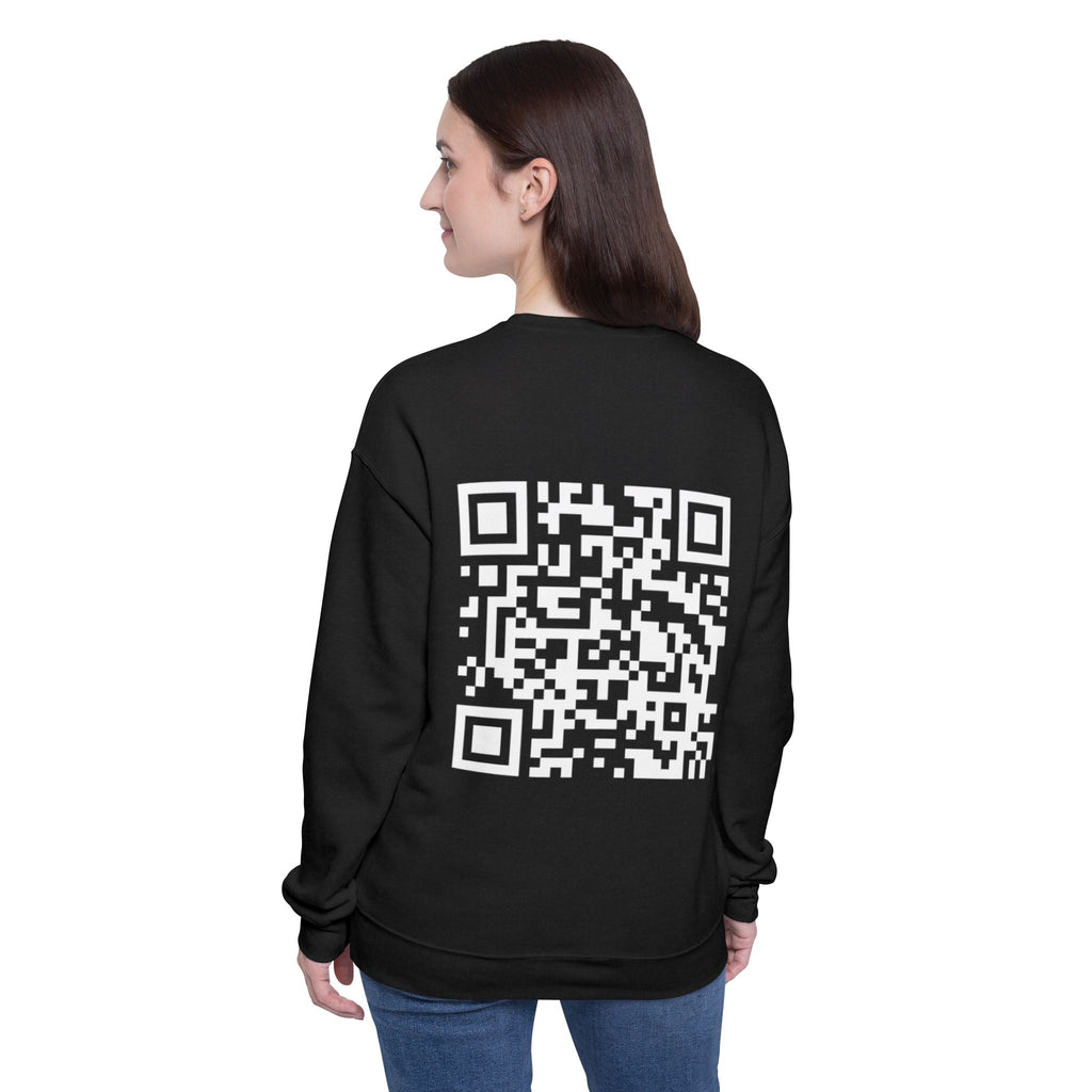 Static QR Sweatshirt Black