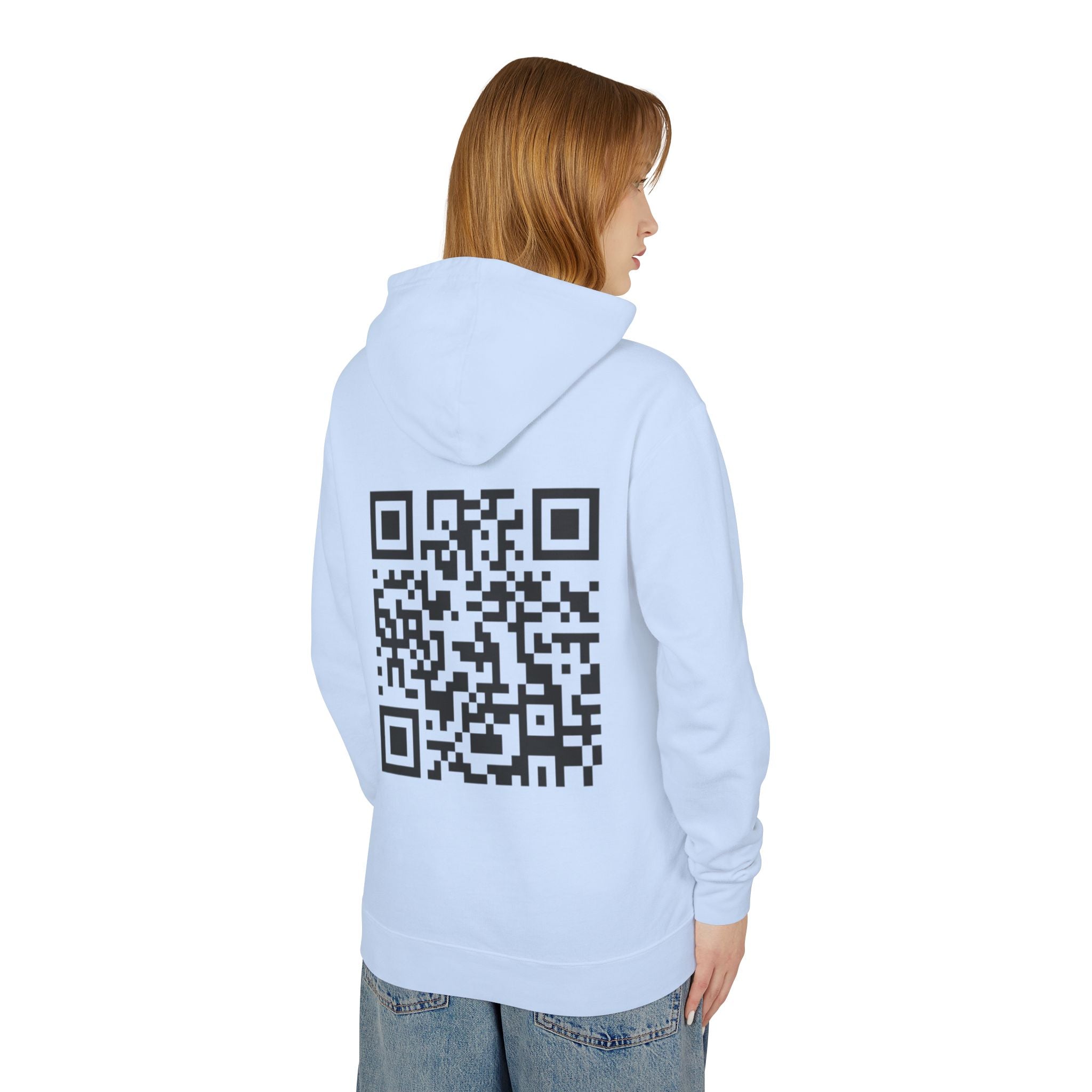 Fuck You Hoodie Light Blue