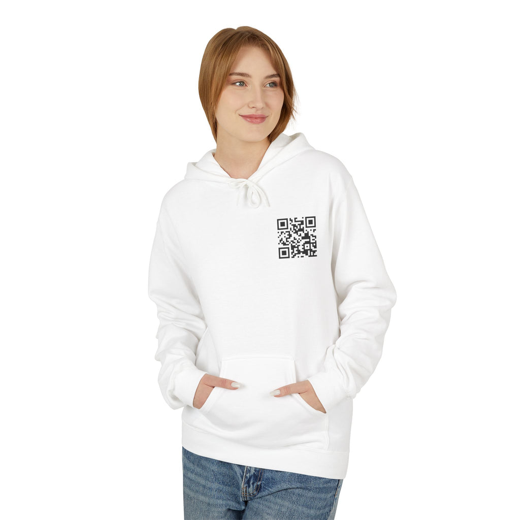 QR Hoodie White