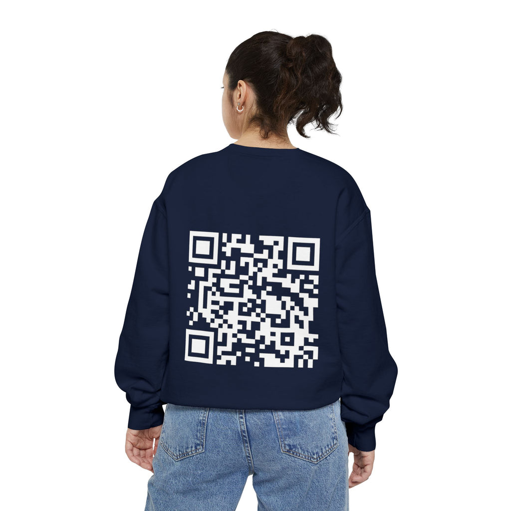 Static QR Sweatshirt Navy